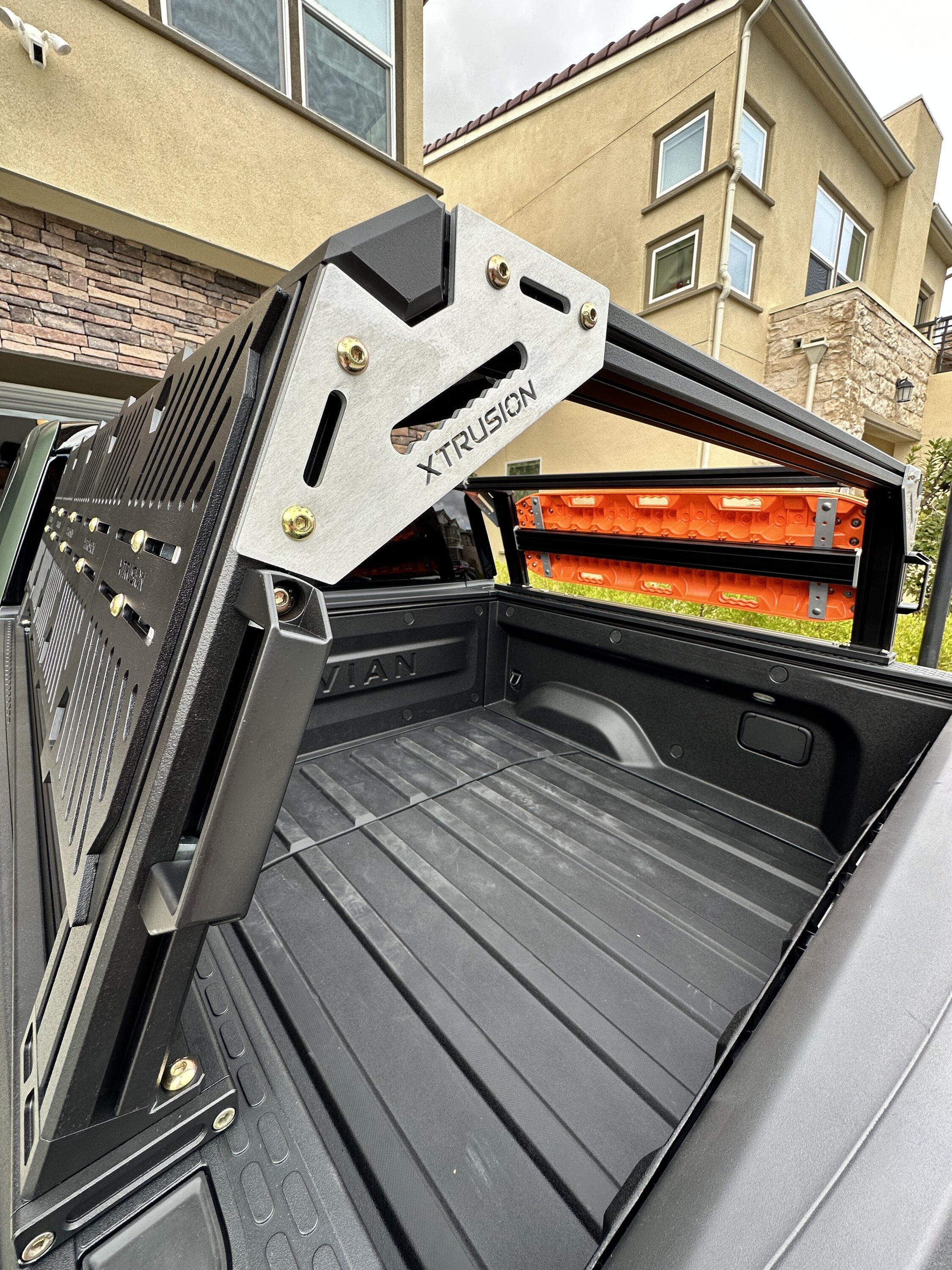 Rivian R1T R1S Bed Rack options from Xtrusion Overland IMG_1545