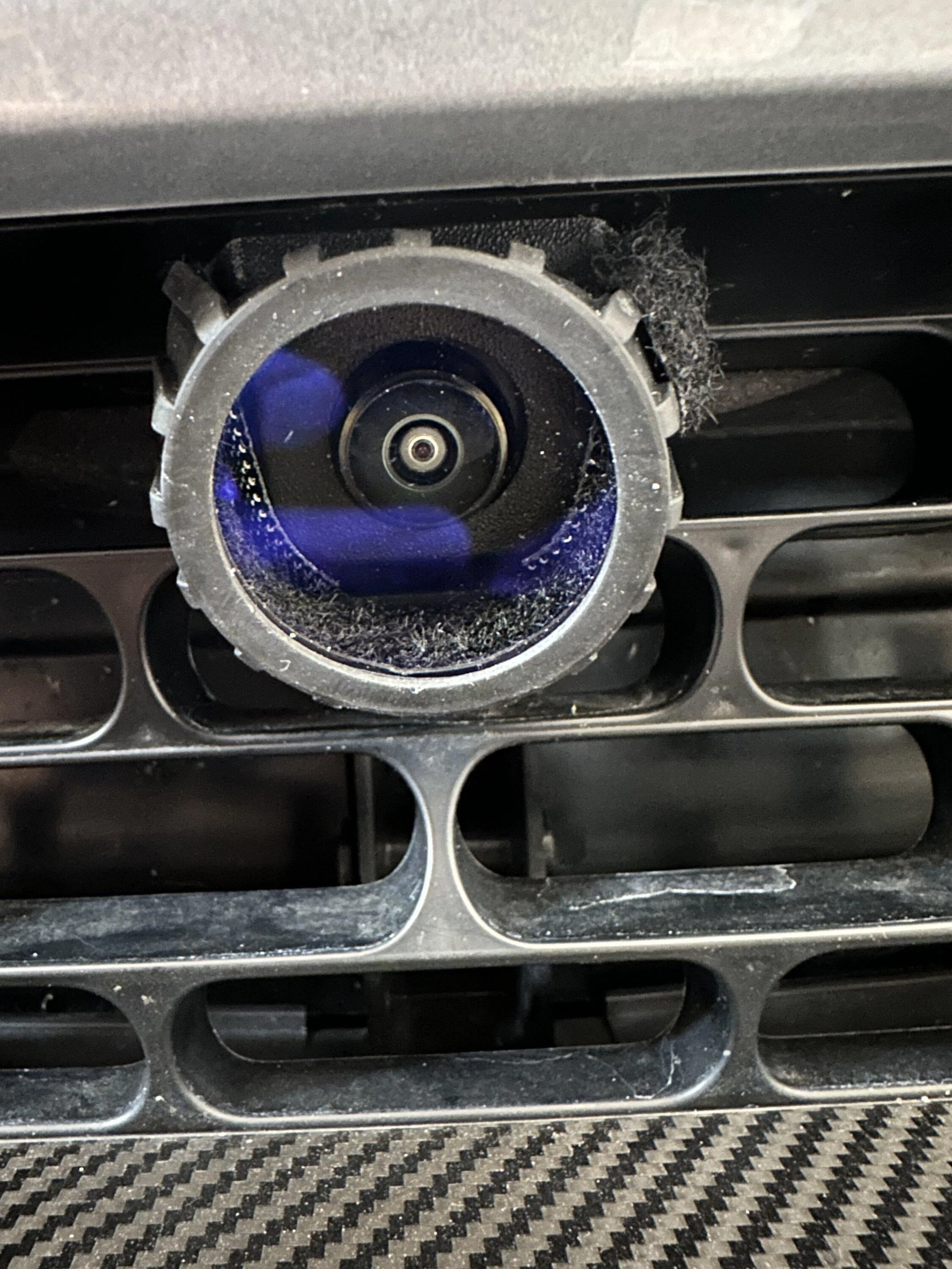 Rivian R1T R1S Rock chip on front bumper camera IMG_1118