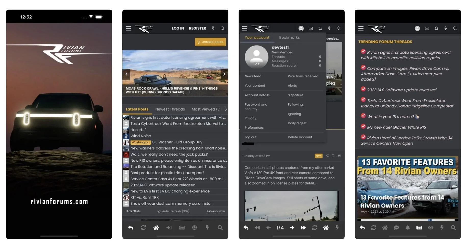 Rivian R1T R1S 📲 Introducing the Rivian Forums App! Screenshot 2023-05-05 at 7.15.49 AM