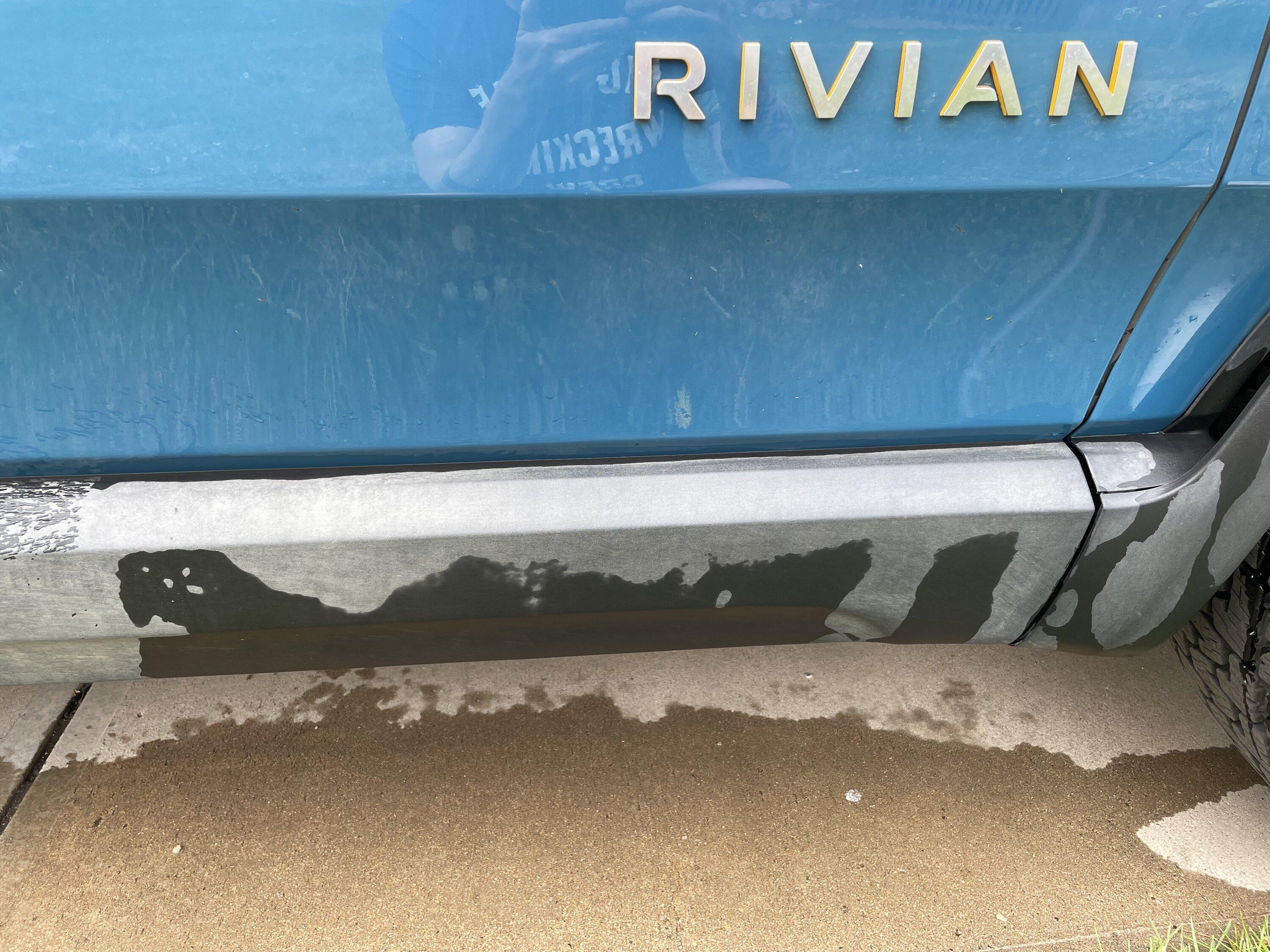 Rivian R1T R1S What is the secret to cleaning these door panels?!? IMG_2520