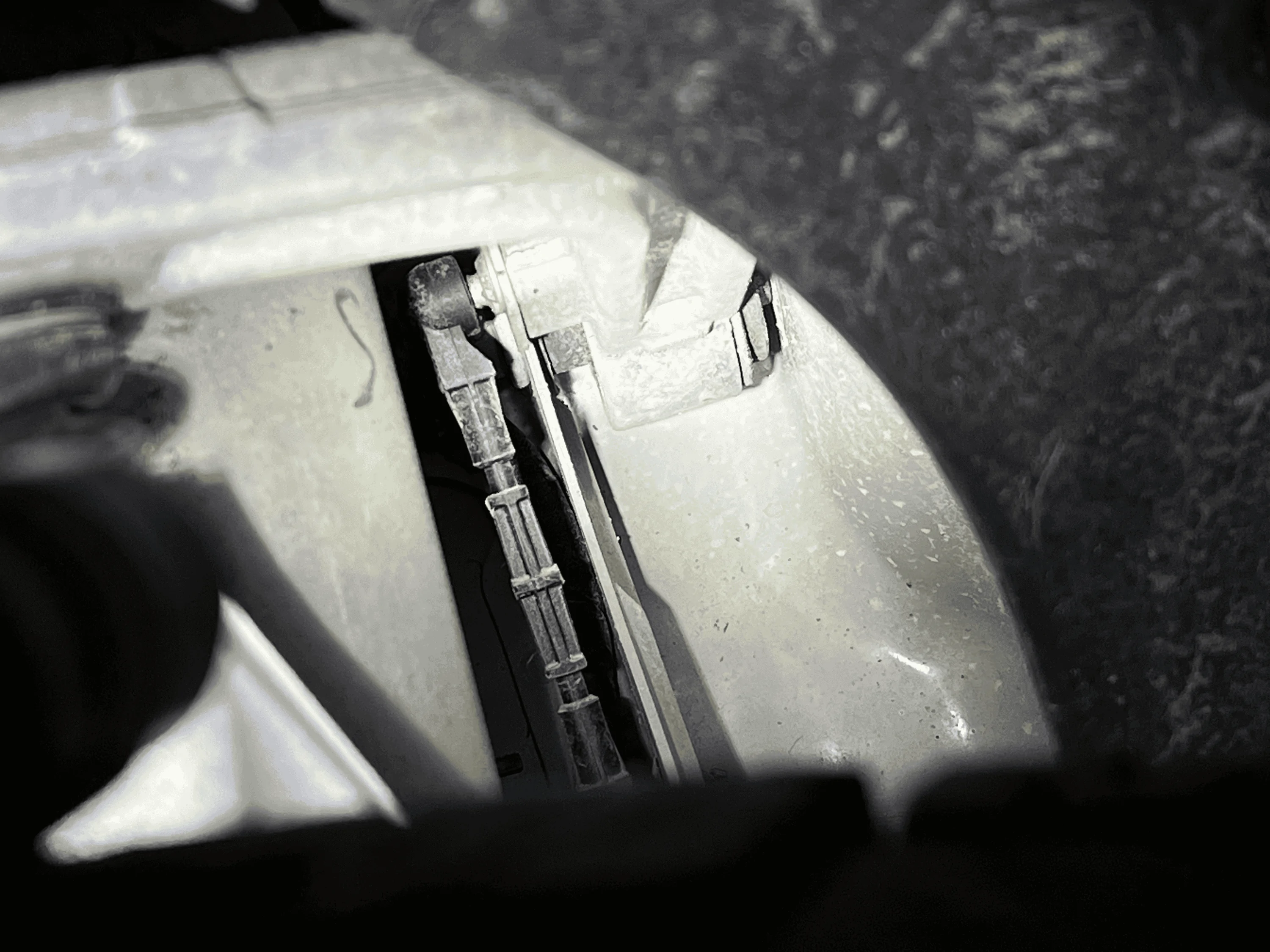 Rivian R1T R1S Tool mark or damage to steering linkage.  Opinions requested IMG_4032