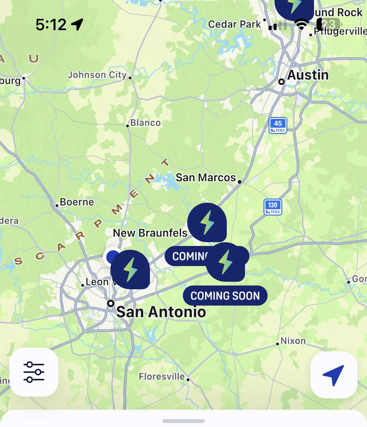 Rivian R1T R1S RAN Rivian Charging Stations Locations Map via Google Maps IMG_7071