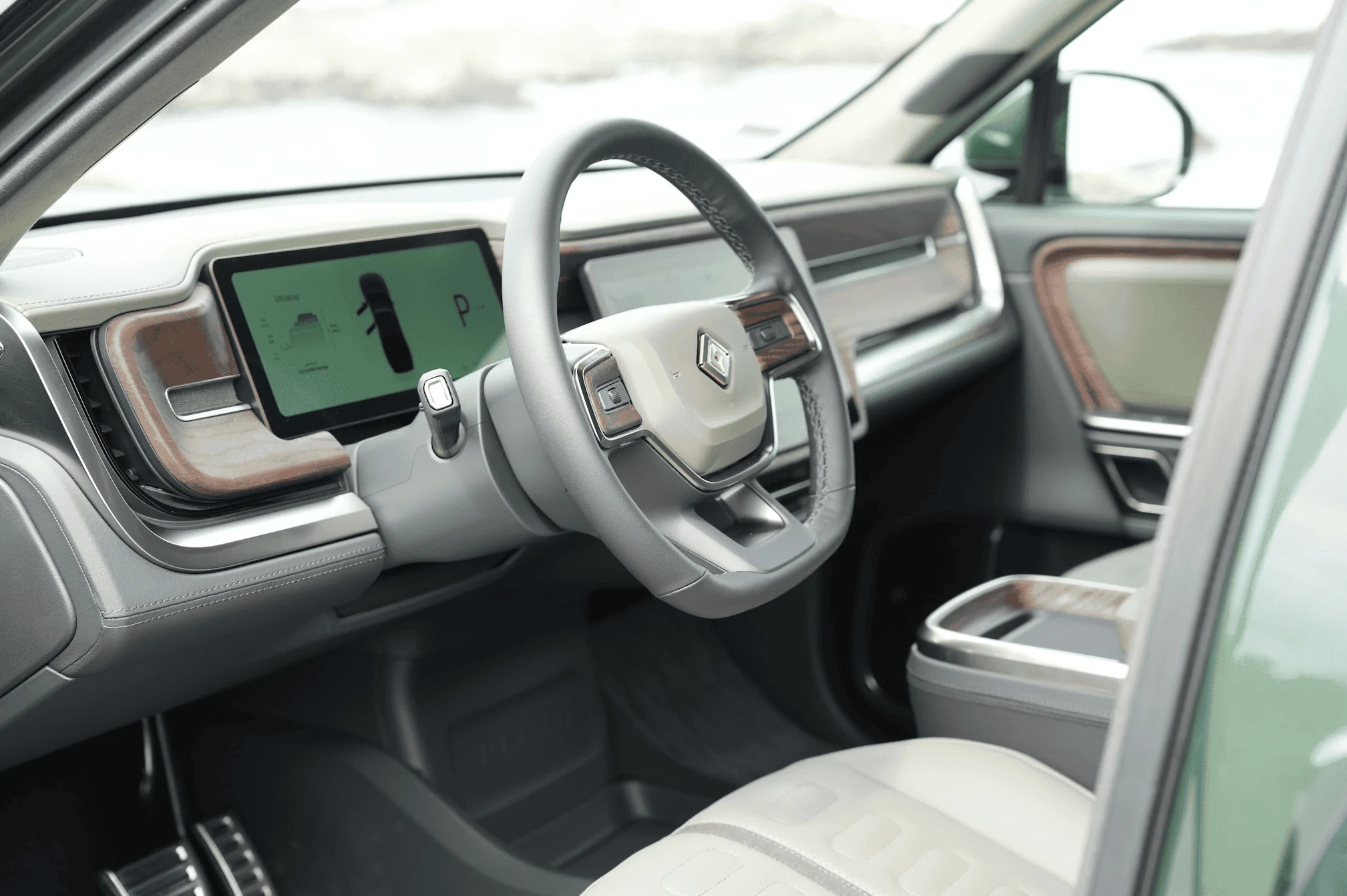 Rivian R1T R1S Forest Edge interior delivered pics 1683517913725