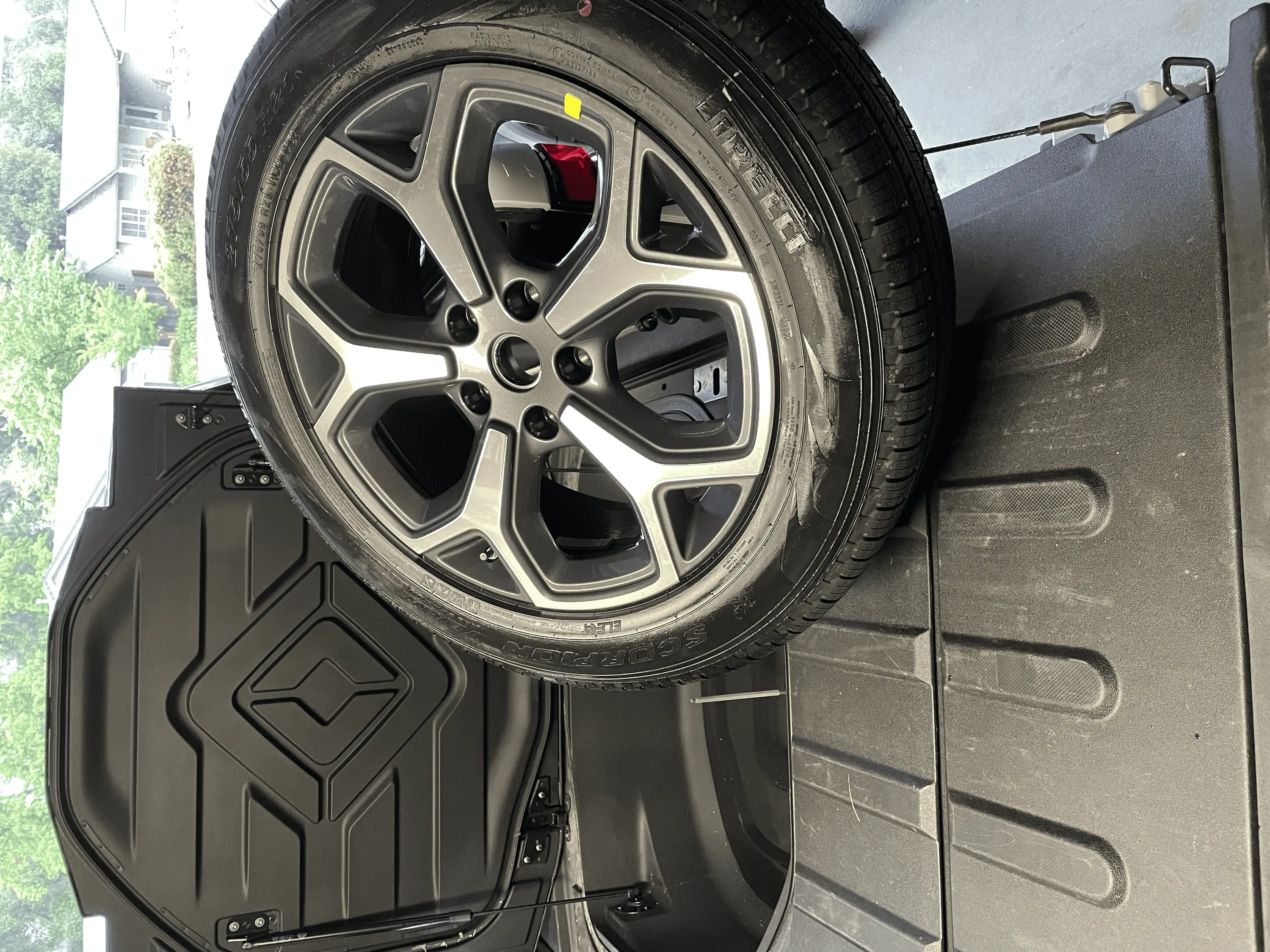 Rivian R1T R1S Spare Tires available this summer 2023? tempImagedwmFF