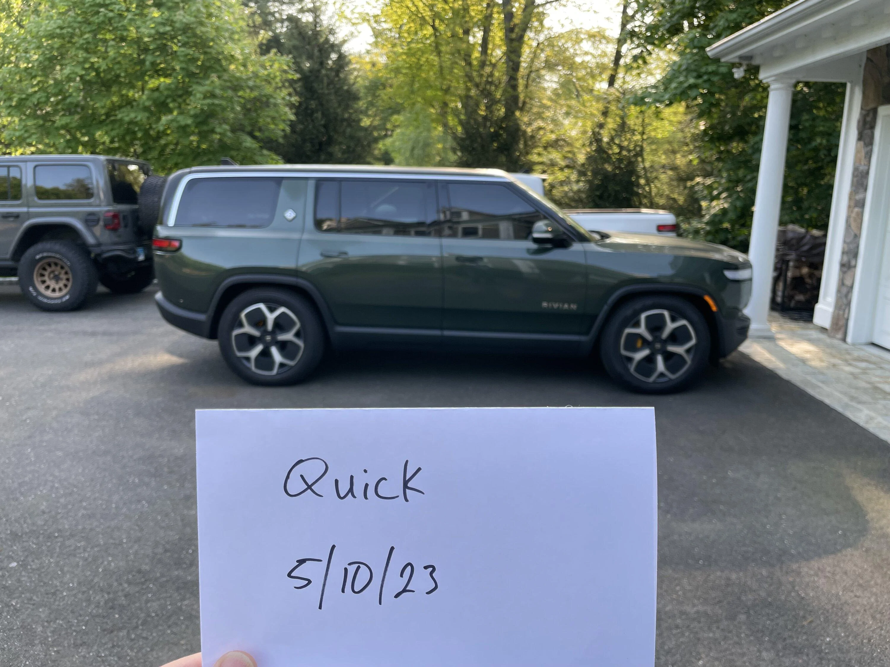 Rivian R1T R1S 2023 R1S, Forest Green over Black Mountain, reinforced underbody IMG_7249