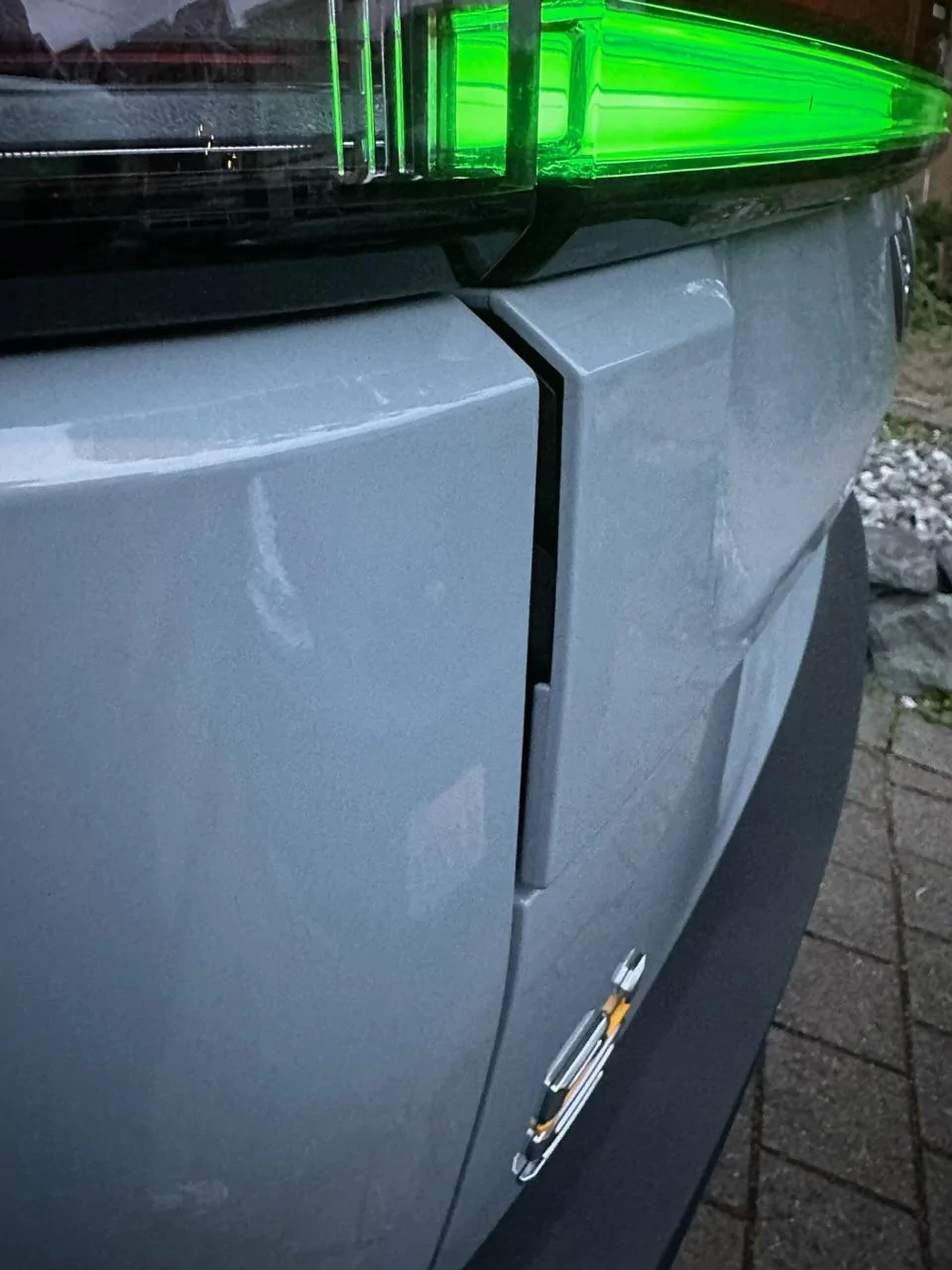 Rivian R1T R1S R1S rear door gap - fixable? IMG_6597