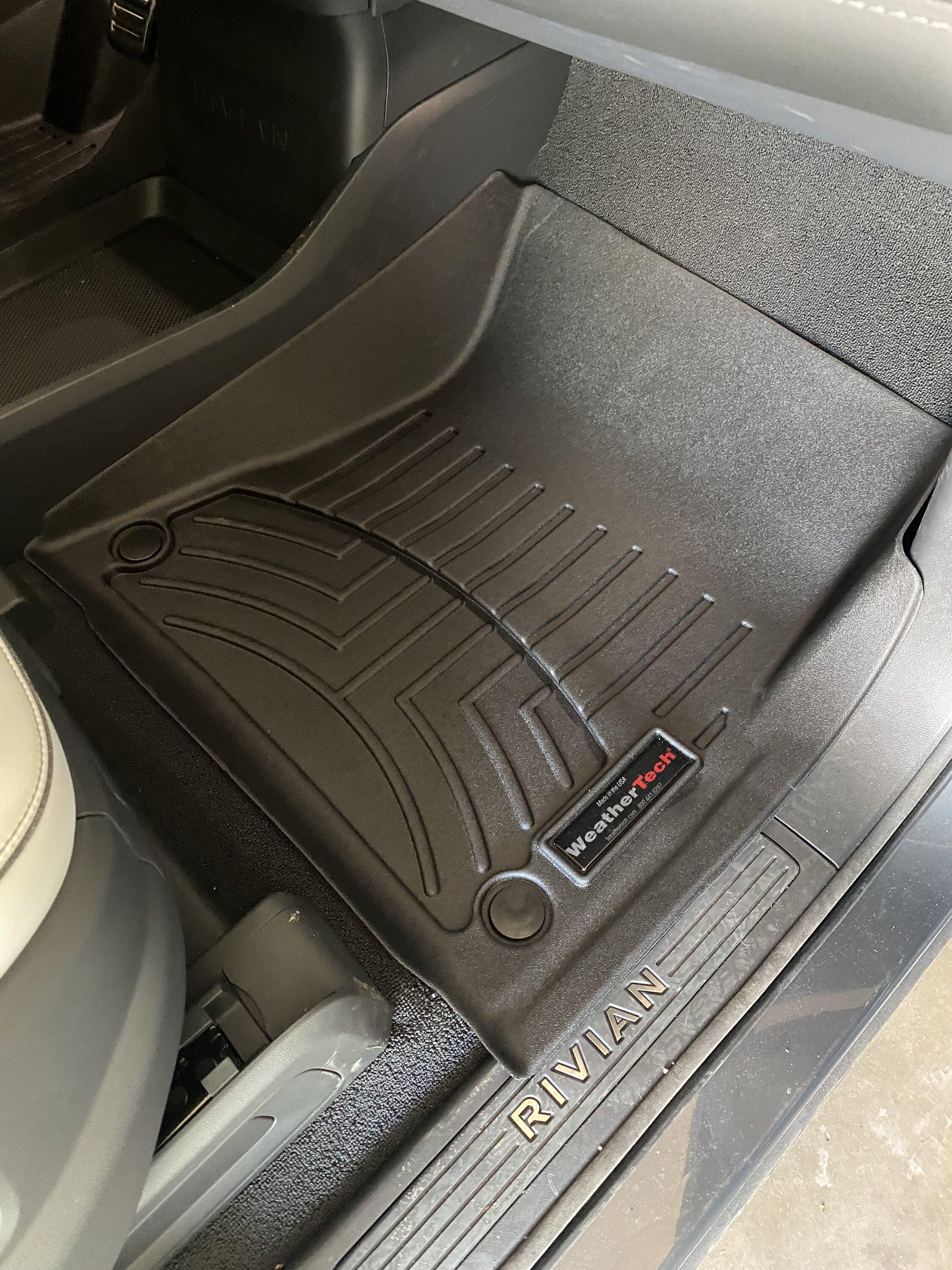 Rivian R1T R1S R1S - WeatherTech Front Mats IMG_1435
