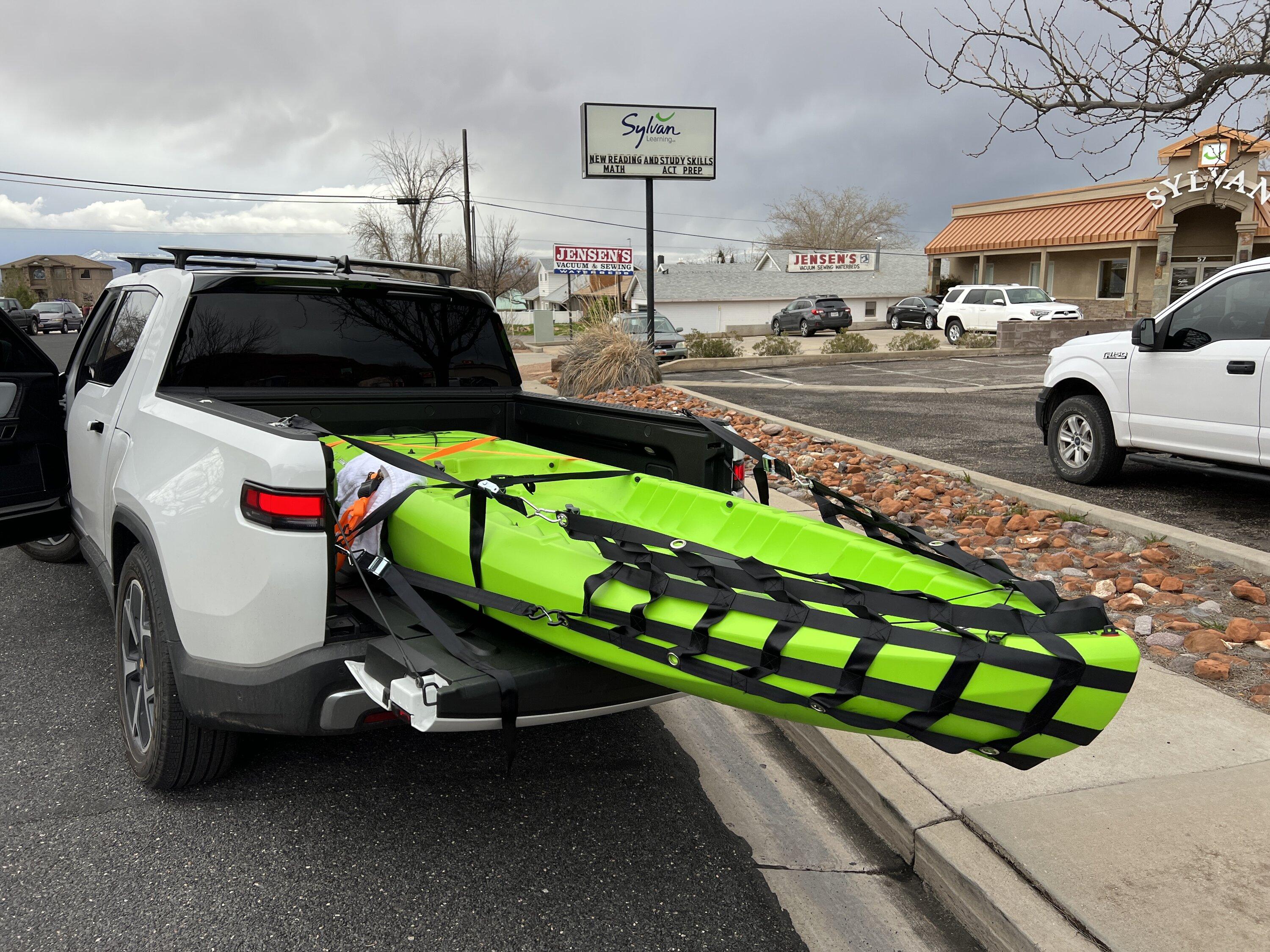 Rivian R1T R1S Kayak Transport IMG_0138