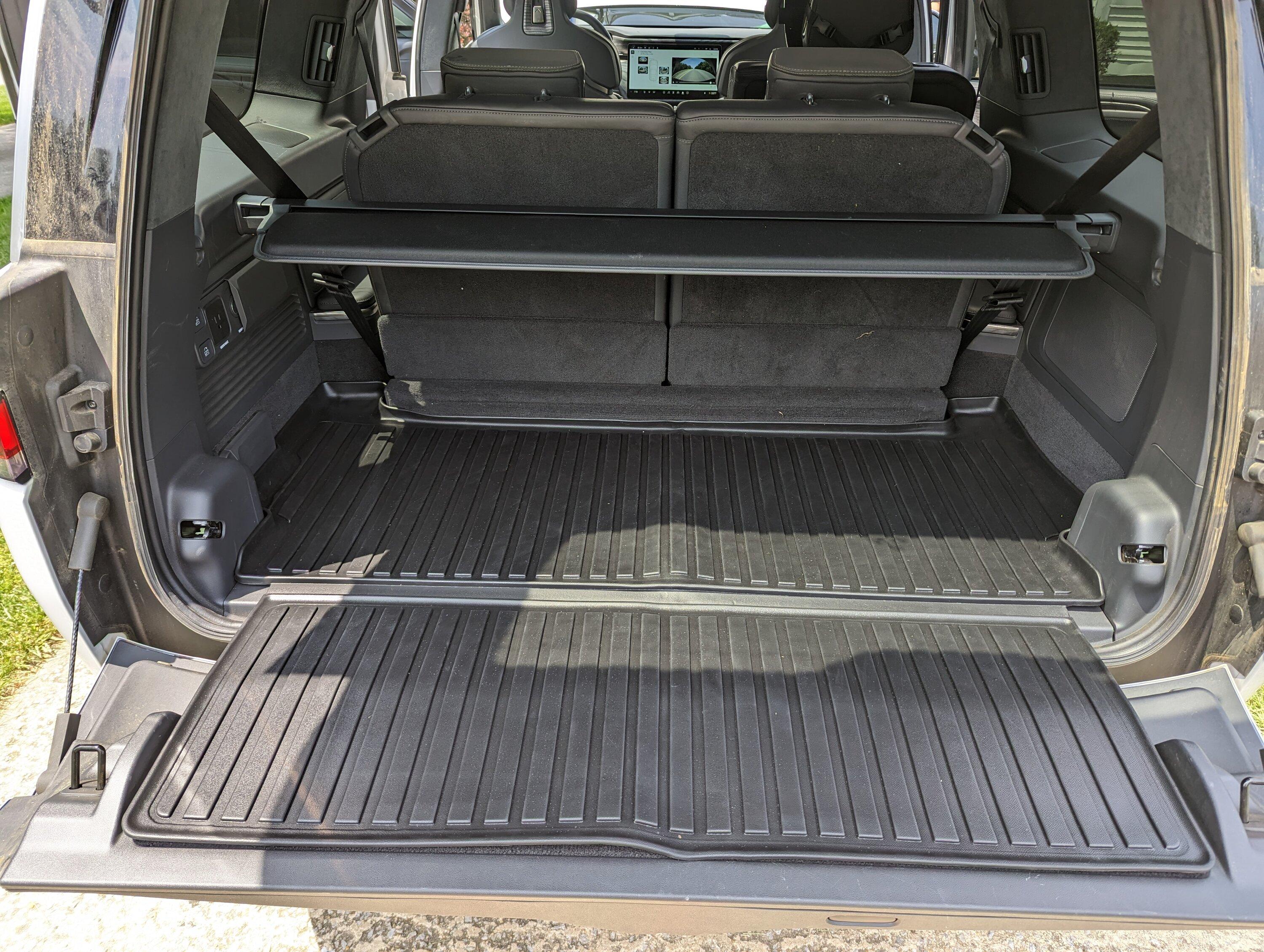 Rivian R1T R1S LinerX Floormats (All Three Rows) & Cargomat Liners (R1S/R1T) PXL_20230511_172924846