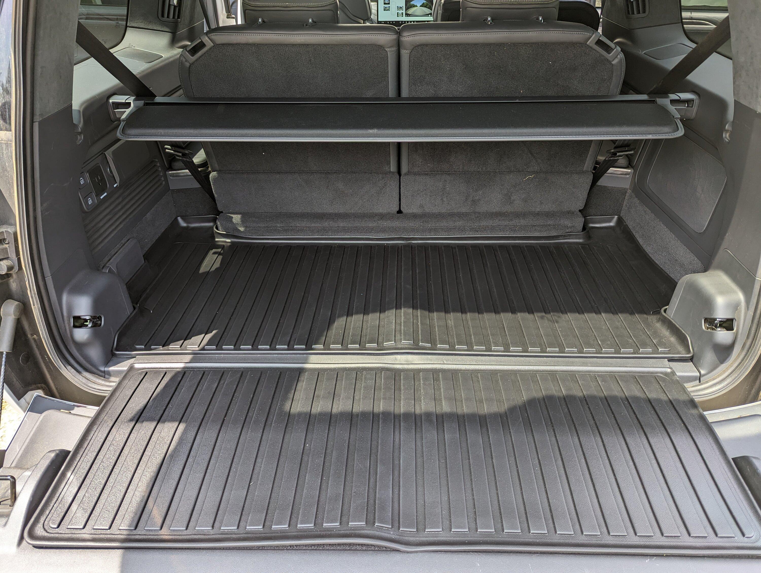 Rivian R1T R1S LinerX Floormats (All Three Rows) & Cargomat Liners (R1S/R1T) PXL_20230511_173039960