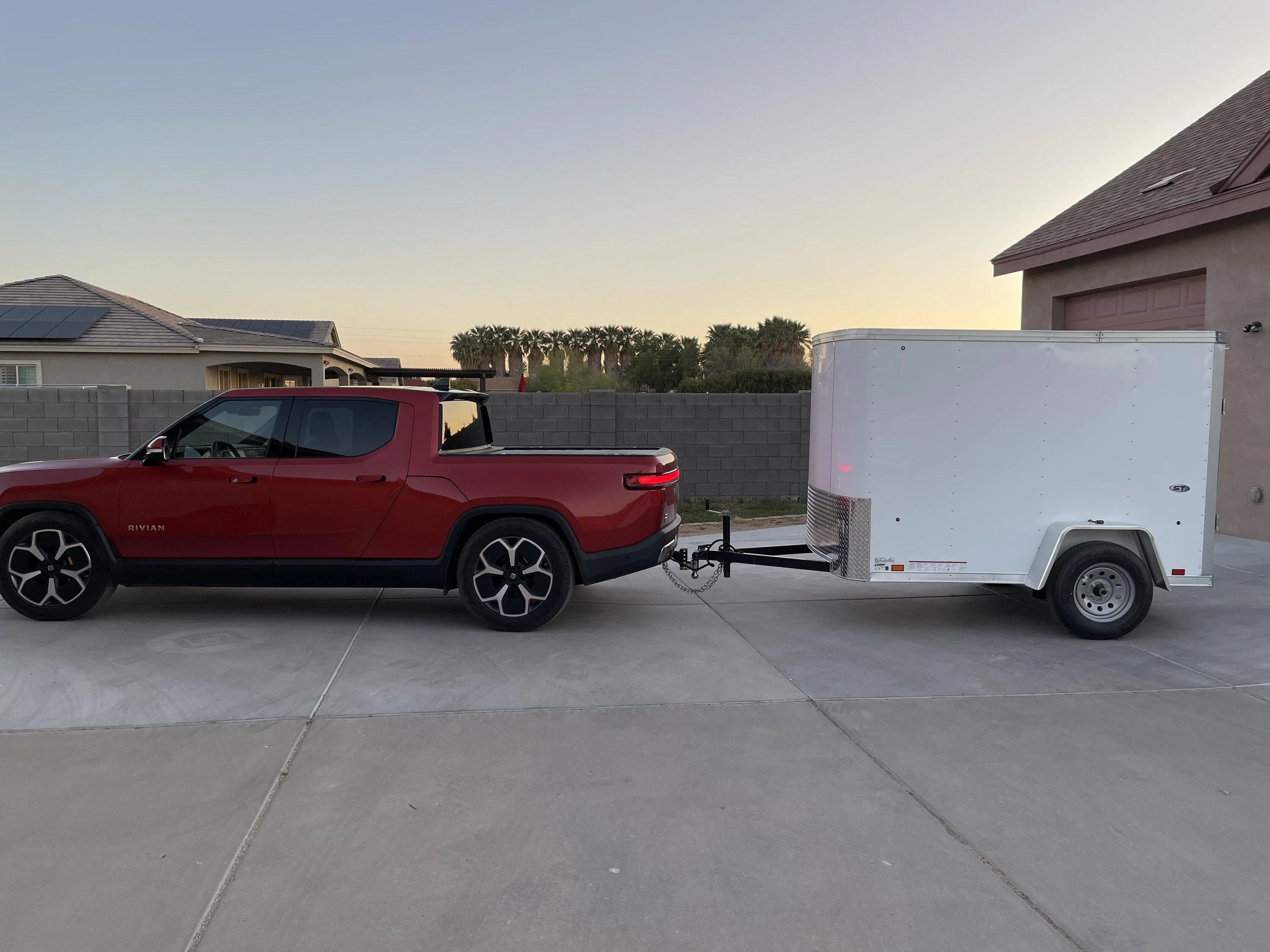 Rivian R1T R1S Towing + Efficiency: Please post your experience! IMG_0471