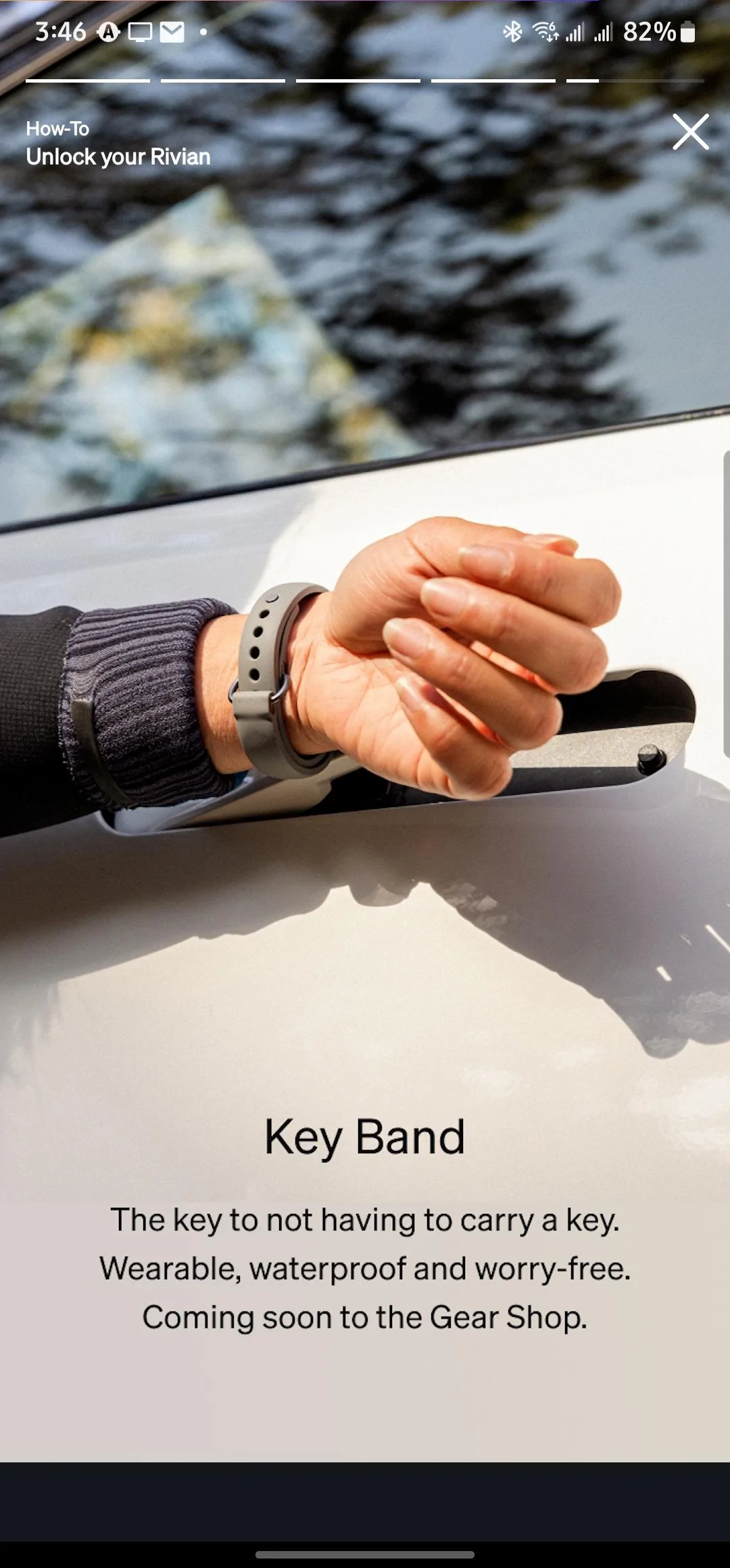 Rivian R1T R1S Wristband Key "coming soon" to Adventure Shop Screenshot_2023-05-12_034649
