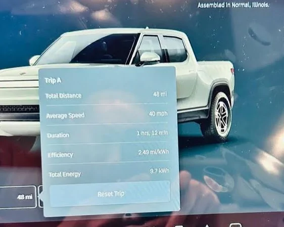 Rivian R1T R1S Trip Accuracy Issues trip A
