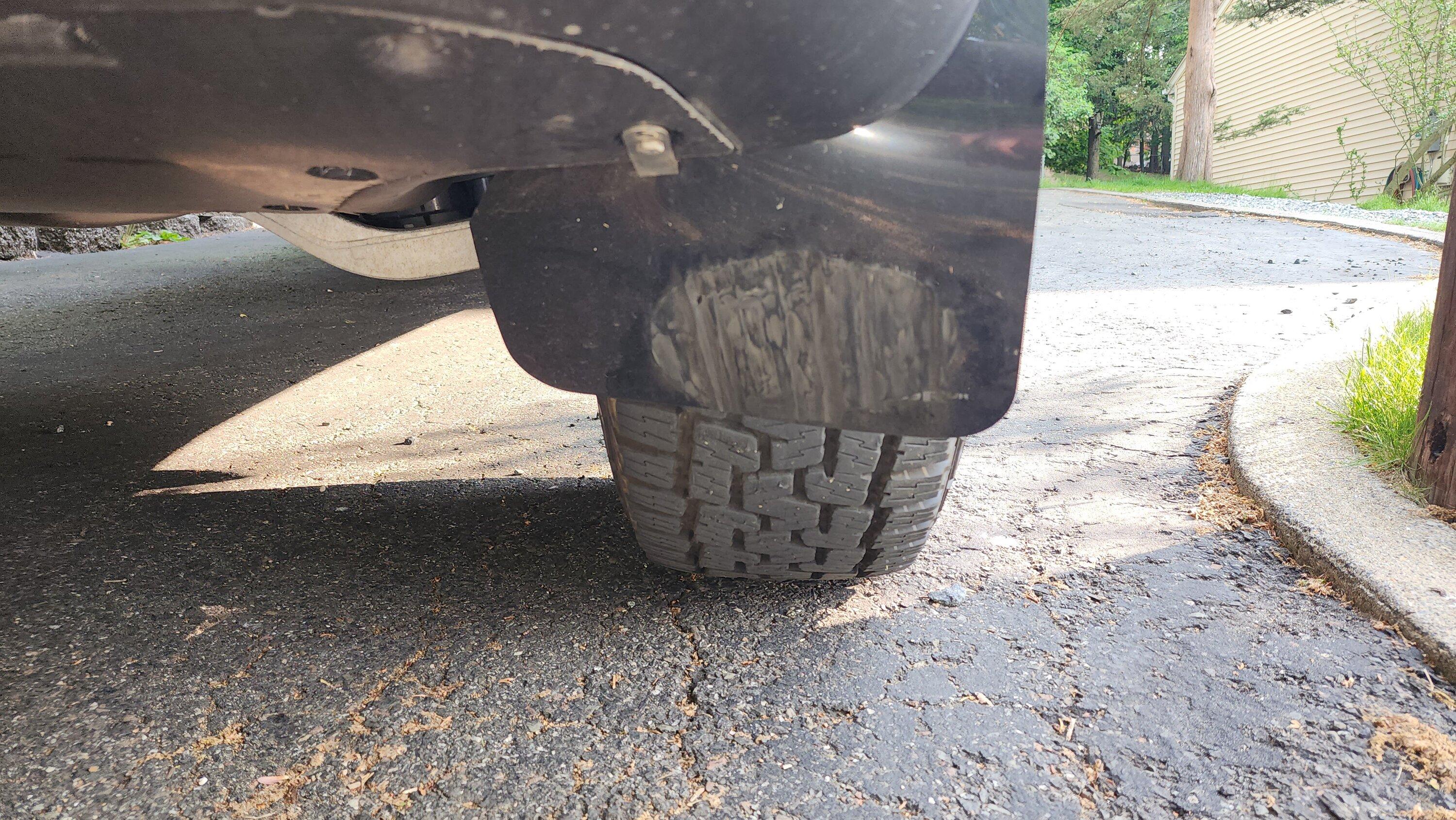 Rivian R1T R1S Rally Armor Mud flaps installed 20230515_175841