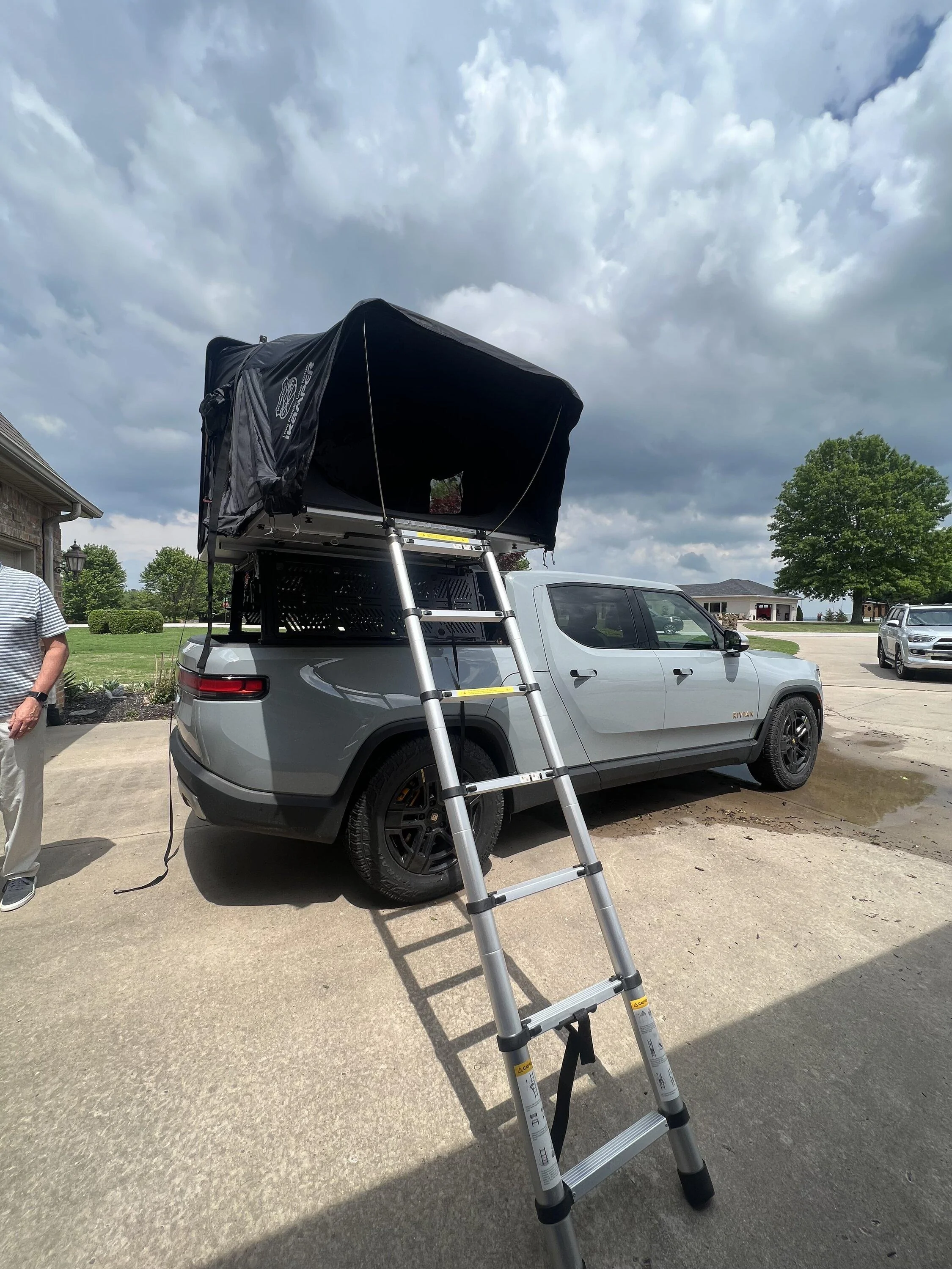 Rivian R1T R1S Xtrusion OVRLND rack install experience on R1T IMG_3039