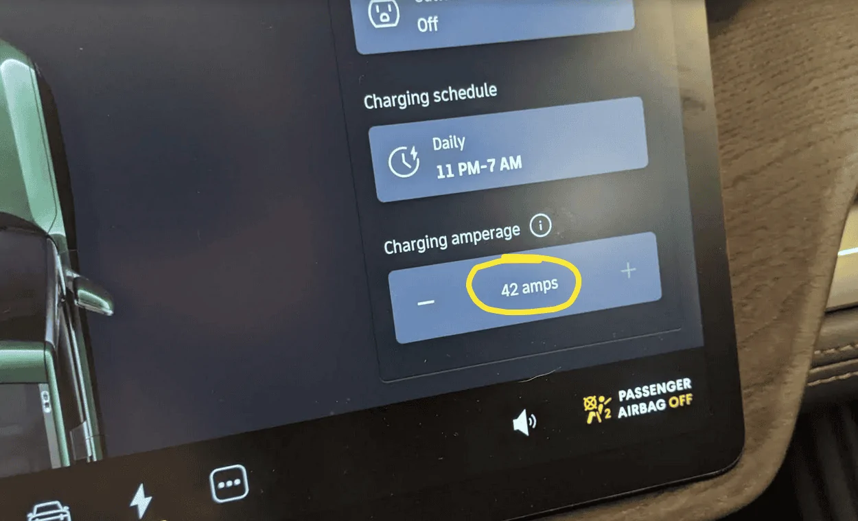 Rivian R1T R1S Rivian home charger only putting out 40A instead of 48? 1684349870025