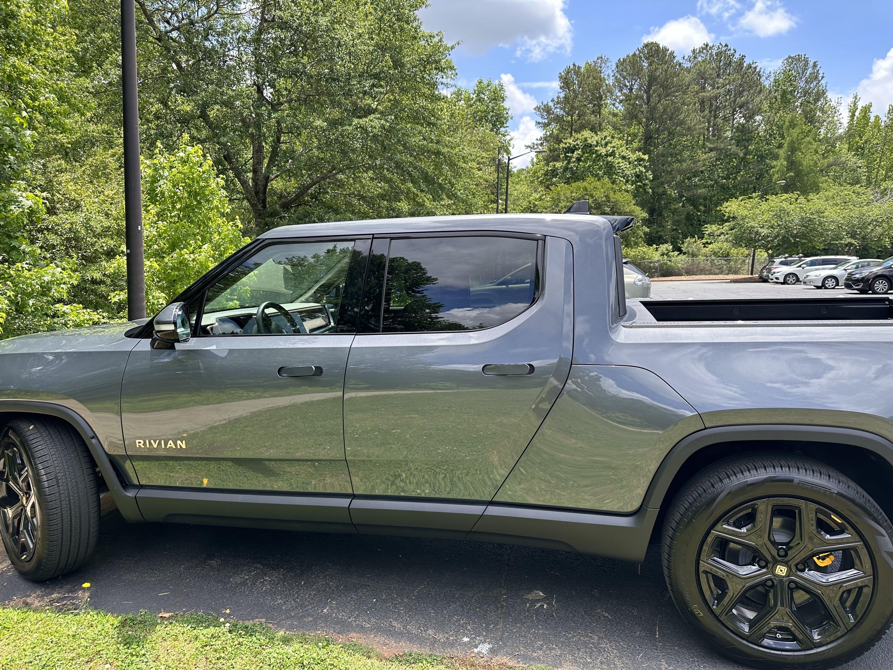 Rivian R1T R1S New Replacement R1T Delivered After Previous One Was Totaled IMG_1611