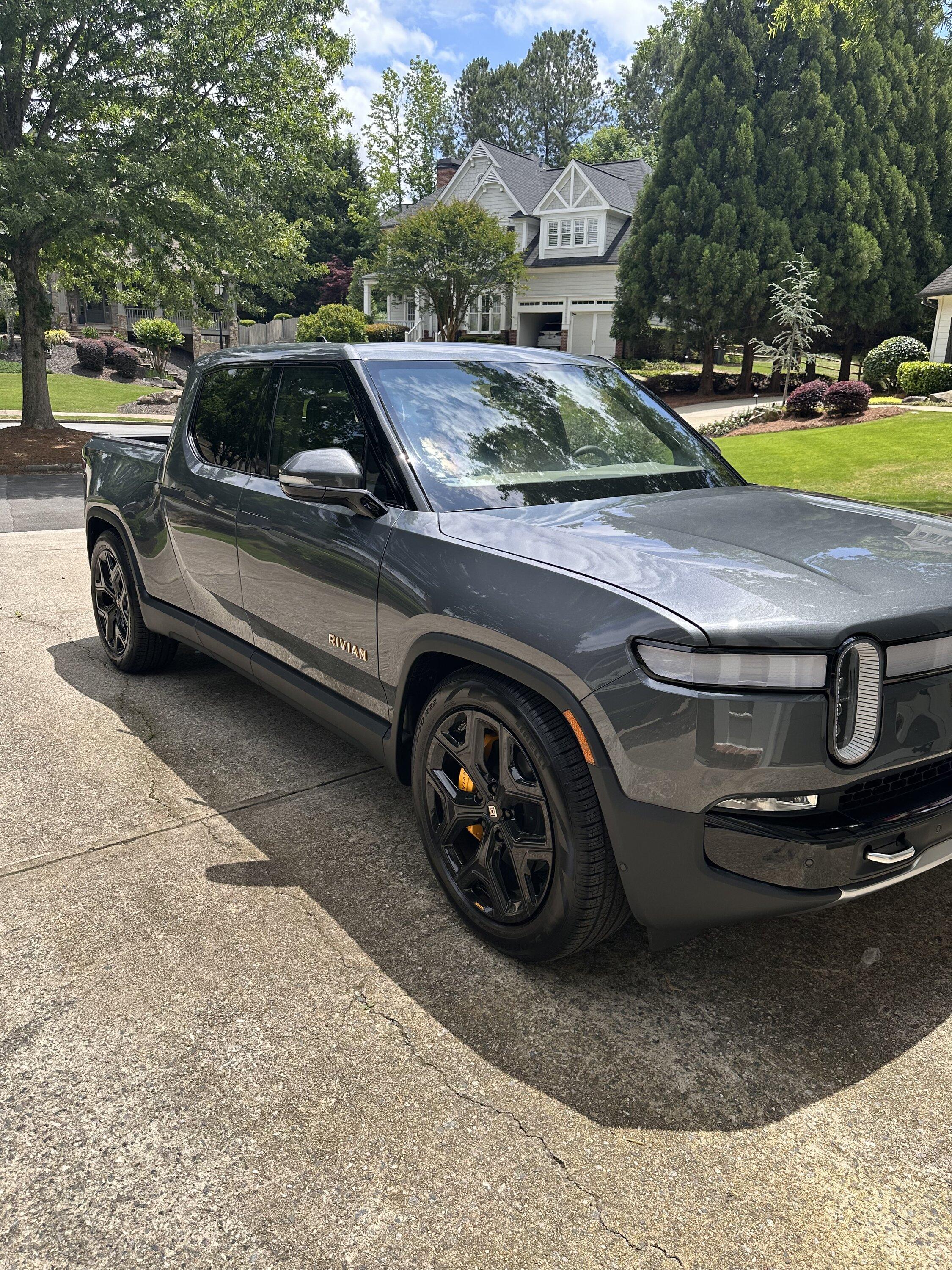 Rivian R1T R1S New Replacement R1T Delivered After Previous One Was Totaled IMG_1607