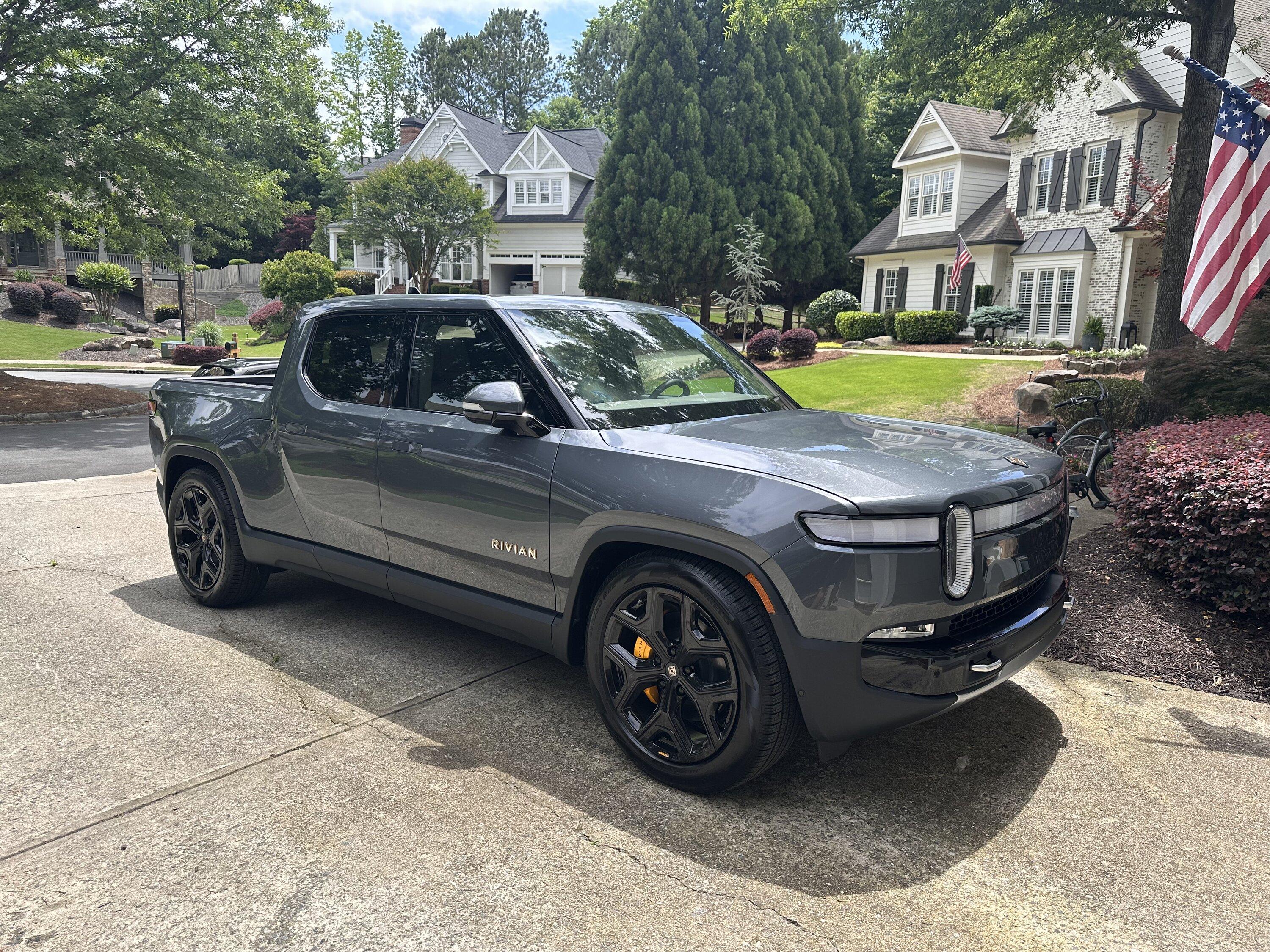 Rivian R1T R1S New Replacement R1T Delivered After Previous One Was Totaled IMG_1602