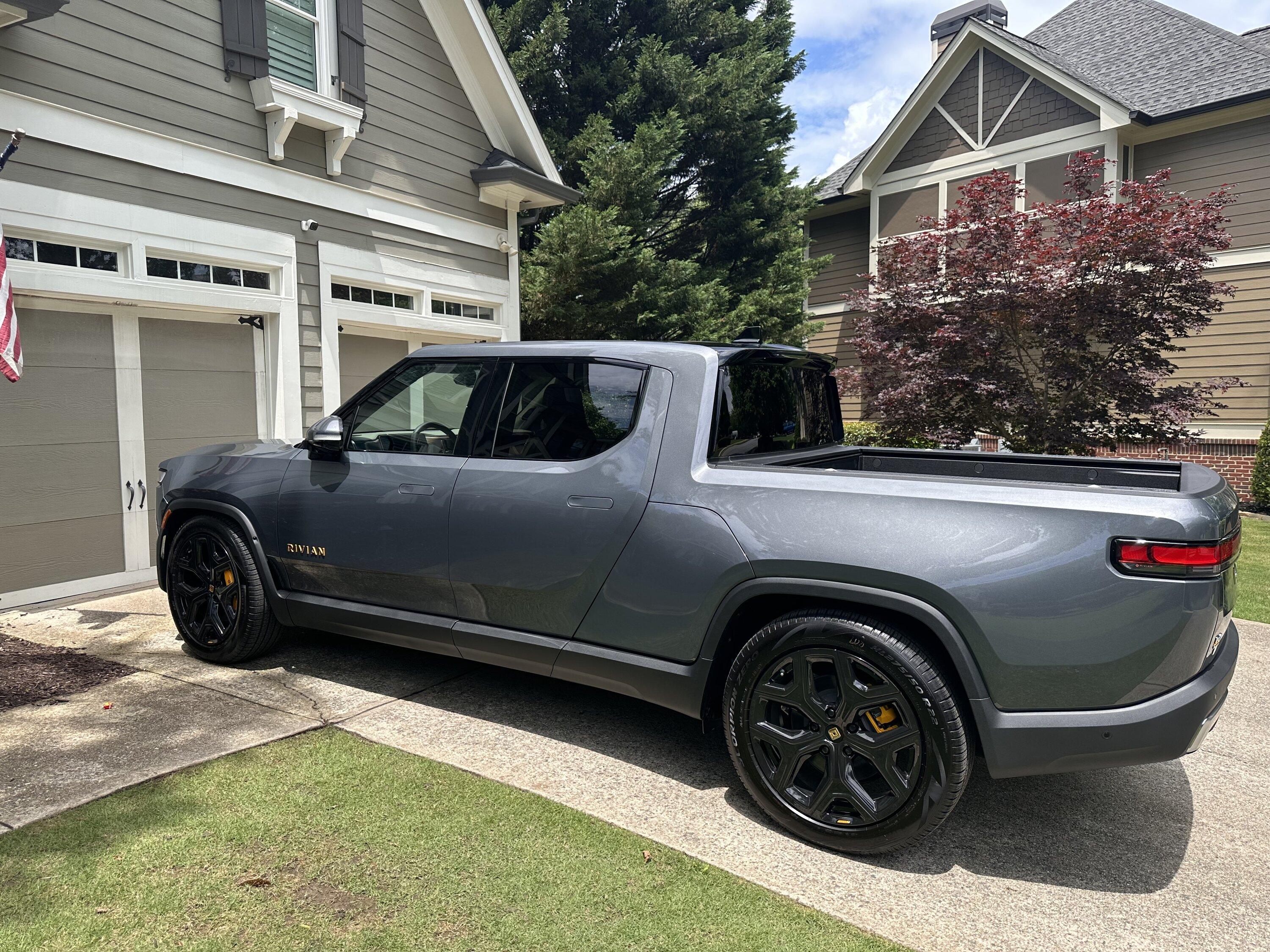 Rivian R1T R1S New Replacement R1T Delivered After Previous One Was Totaled IMG_1601