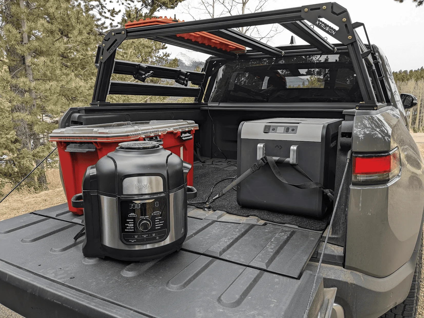 Rivian R1T R1S Electric Cooking options 1684523234629