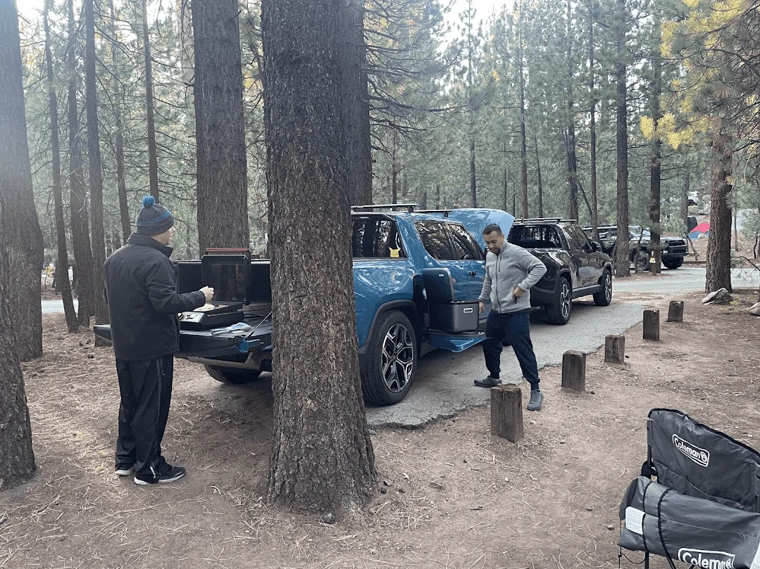 Rivian R1T R1S Electric Cooking options 1684533169593