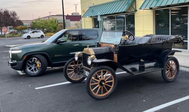 Rivian R1T R1S Model T then and now IMG_7830