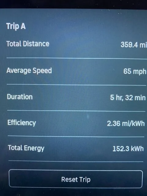 Rivian R1T R1S First trip requiring charging on the road image0