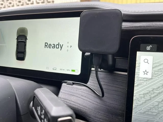 Rivian R1T R1S Mounting a cell phone.  Has anyone done it? IMG_0383