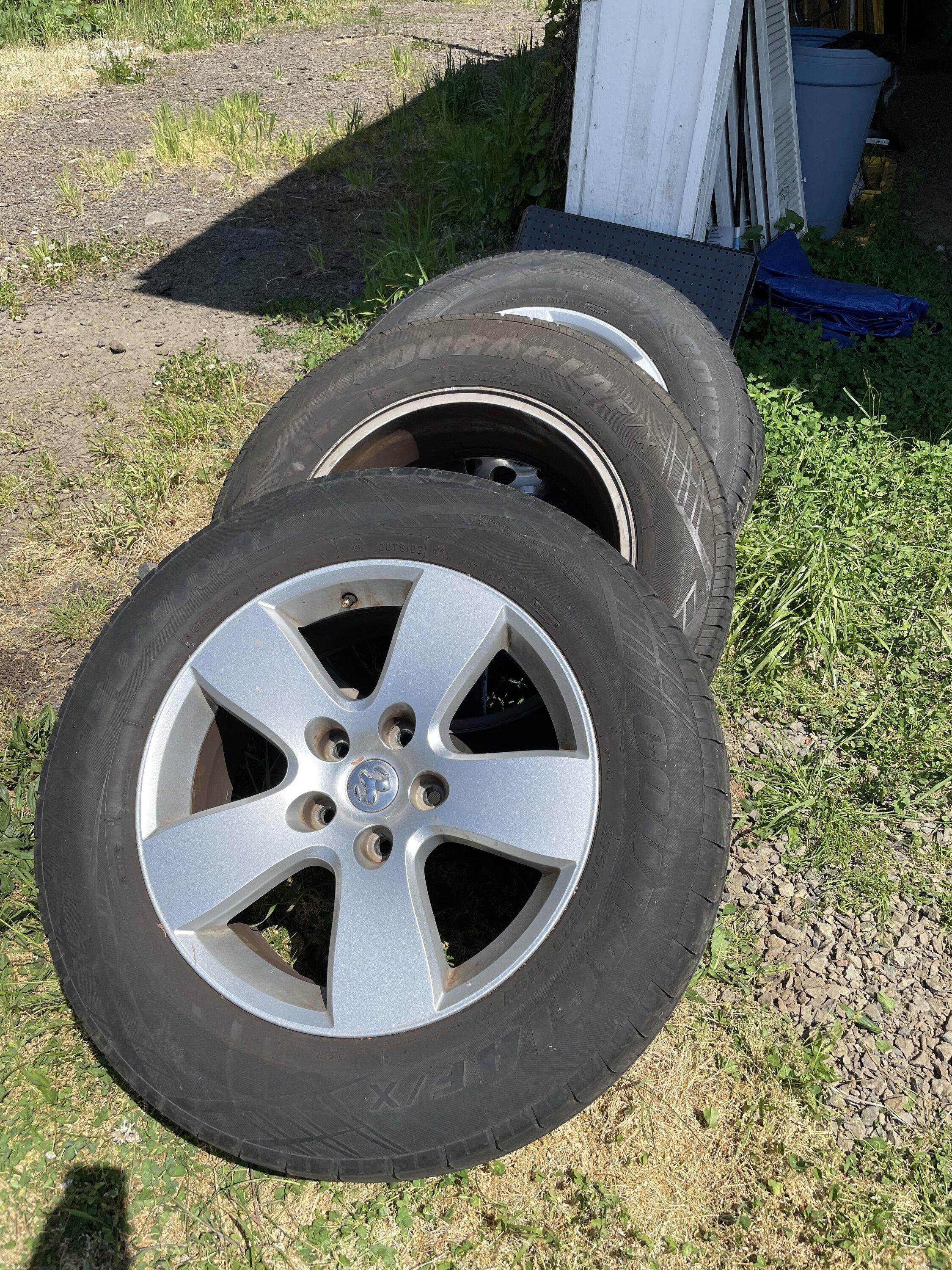 Rivian R1T R1S Random 20 Inch rims (cheap) for snow tires IMG_1446