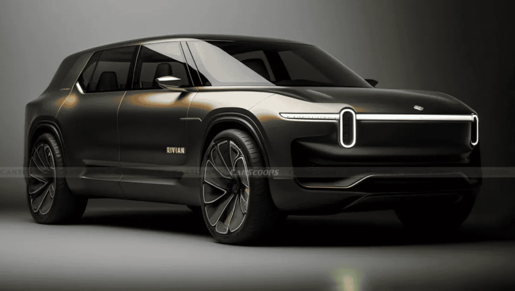 Rivian R1T R1S R2 clay model "revealed" under blanket cover! Screenshot 2023-05-26 at 10.48.42 AM