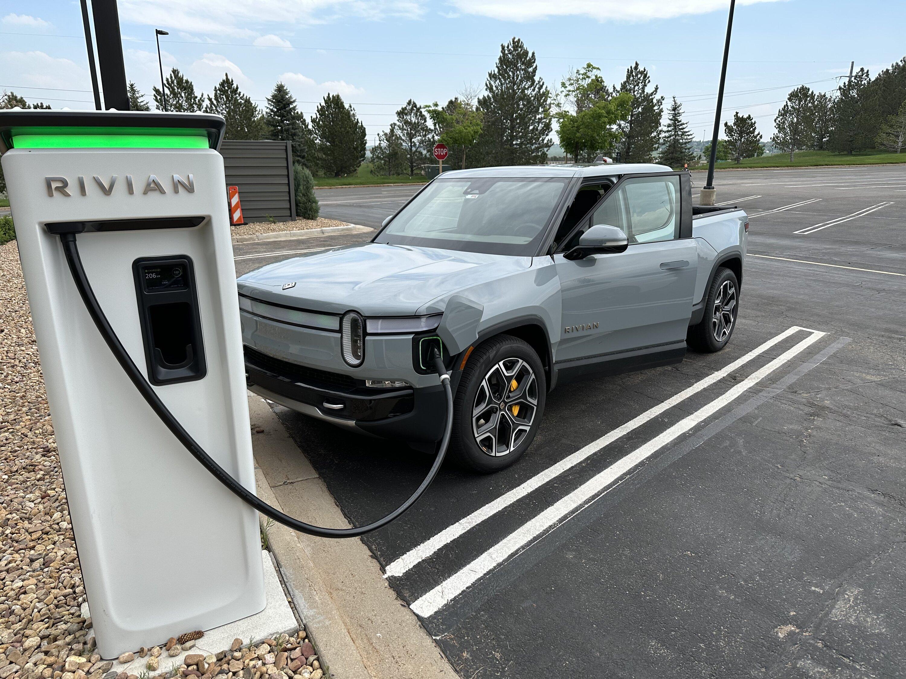 Rivian R1T R1S Broomfield, CO RAN station almost ready IMG_2372