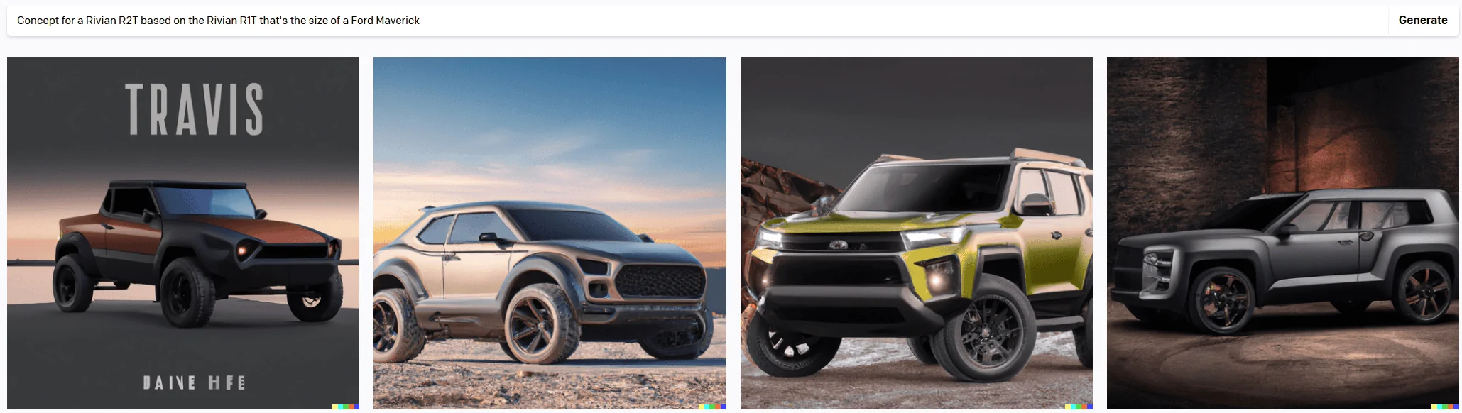 Rivian R1T R1S R2 clay model "revealed" under blanket cover! 1685227120372