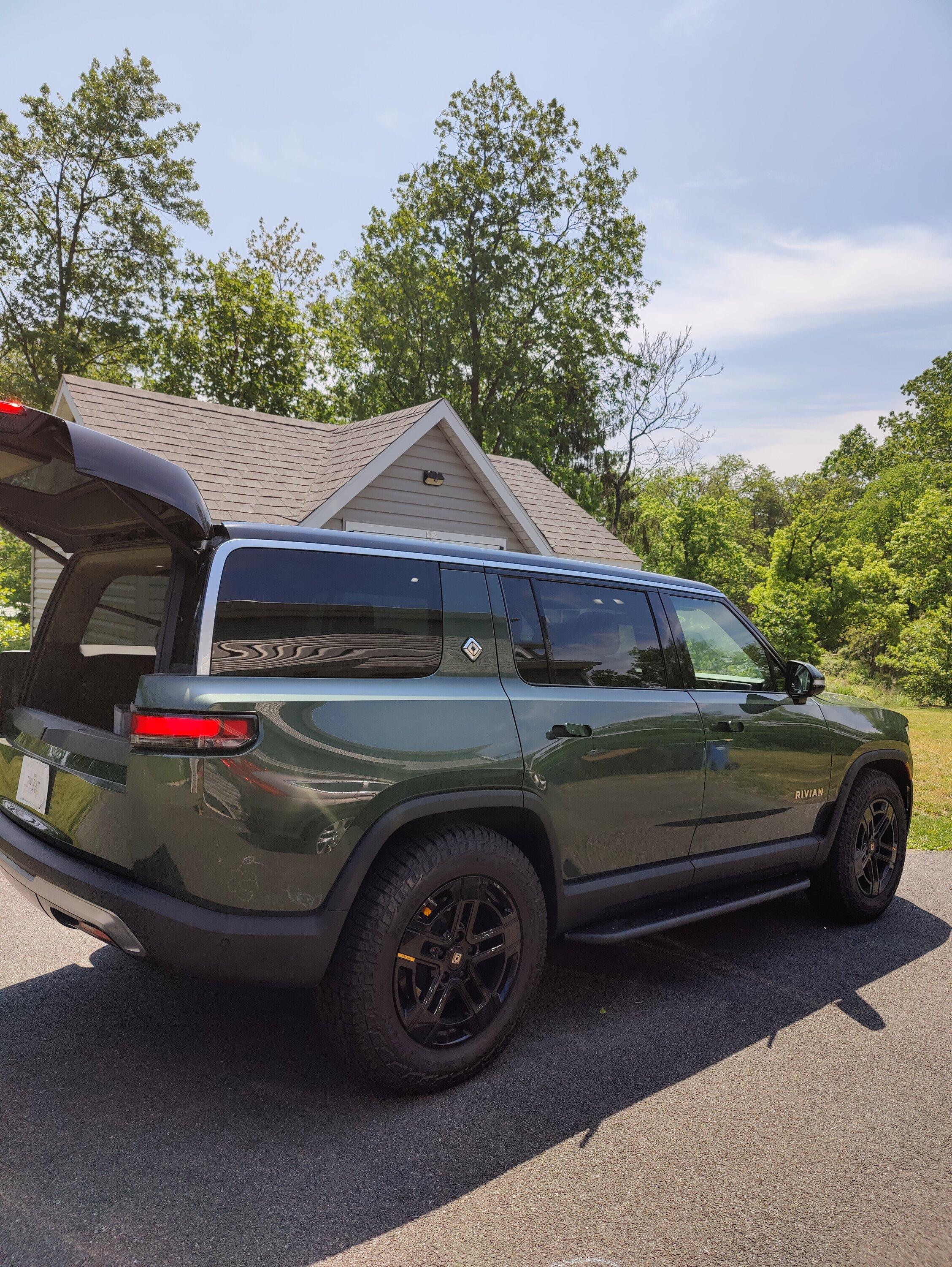 Rivian R1T R1S Introducing RMaxx Running Boards & Rock Sliders for Rivian R1T / R1S from Team 1EV IMG20230529111444
