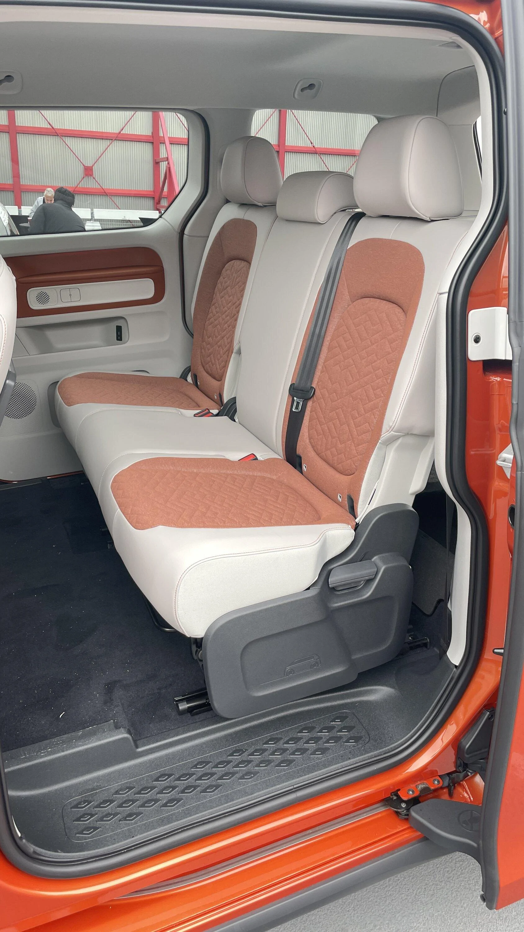 Rivian R1T R1S Livestream for seeing the 3-row ID. Buzz World Premiere IMG_0179