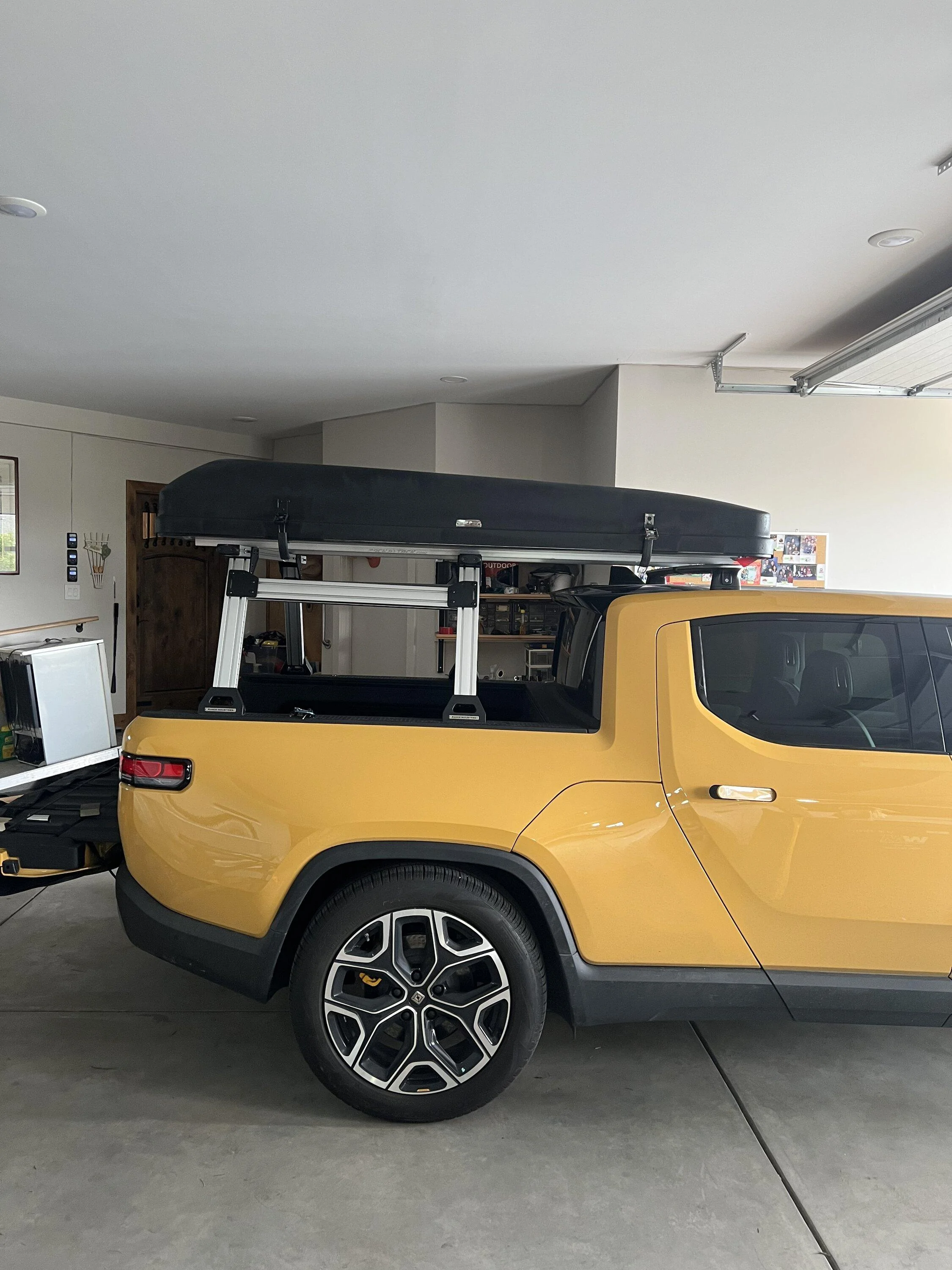 Rivian R1T R1S Installed Marina Rack from Range Industry. Very happy with my Ikamper on top of it. 3A57C035-1B60-40F1-9D8E-7F51DBF76E7C