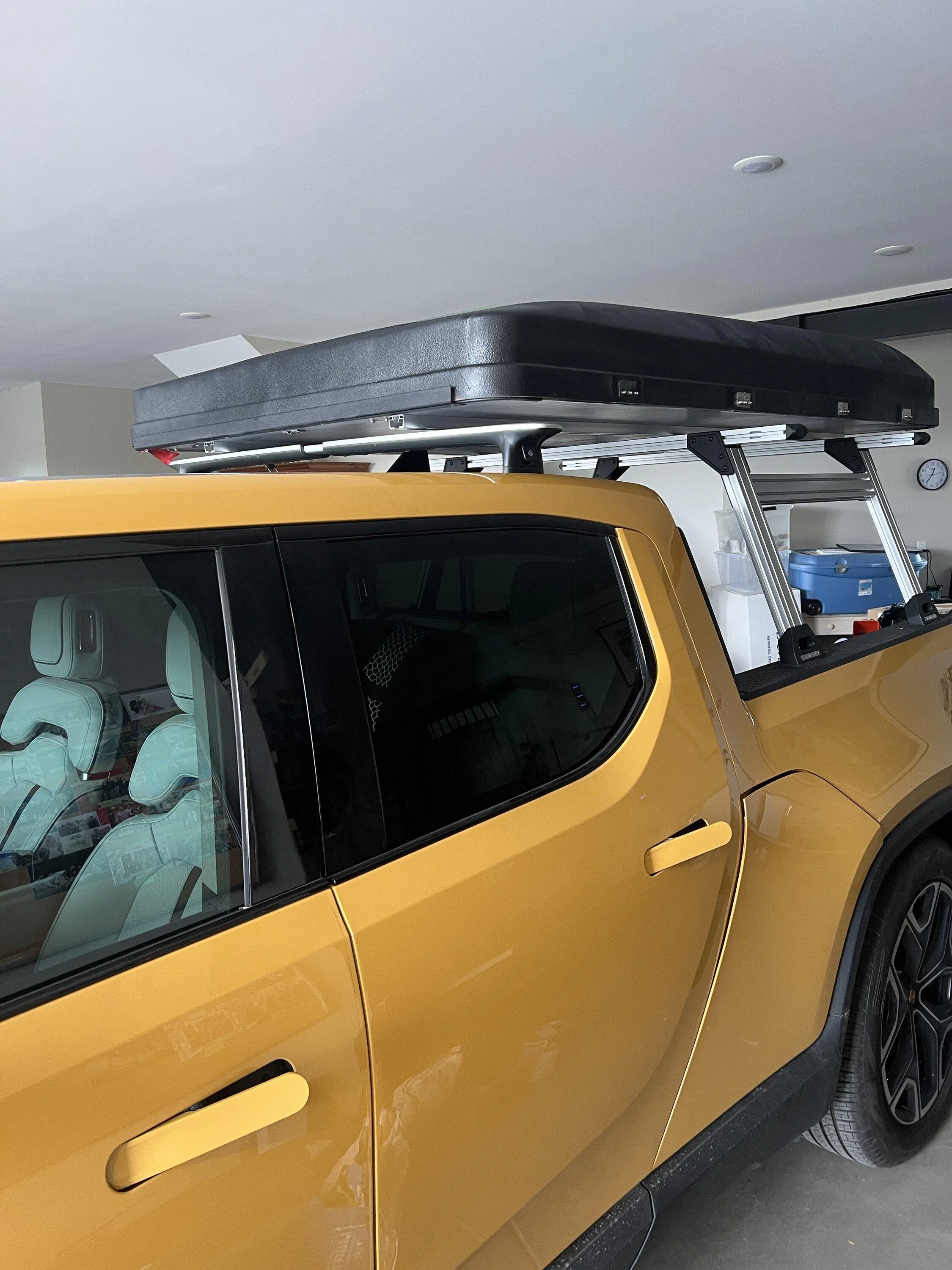 Rivian R1T R1S Installed Marina Rack from Range Industry. Very happy with my Ikamper on top of it. IMG_3091