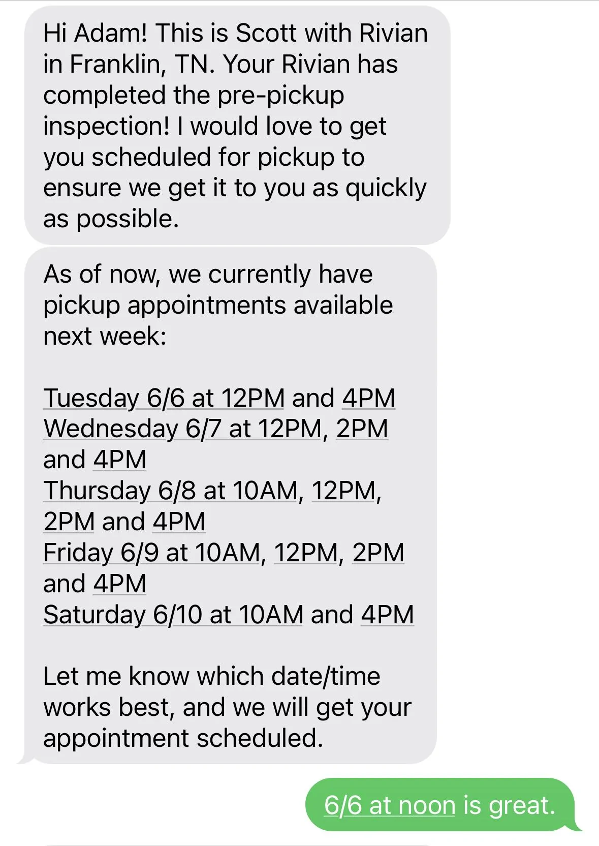 Rivian R1T R1S Delivery Nightmare IMG_3954