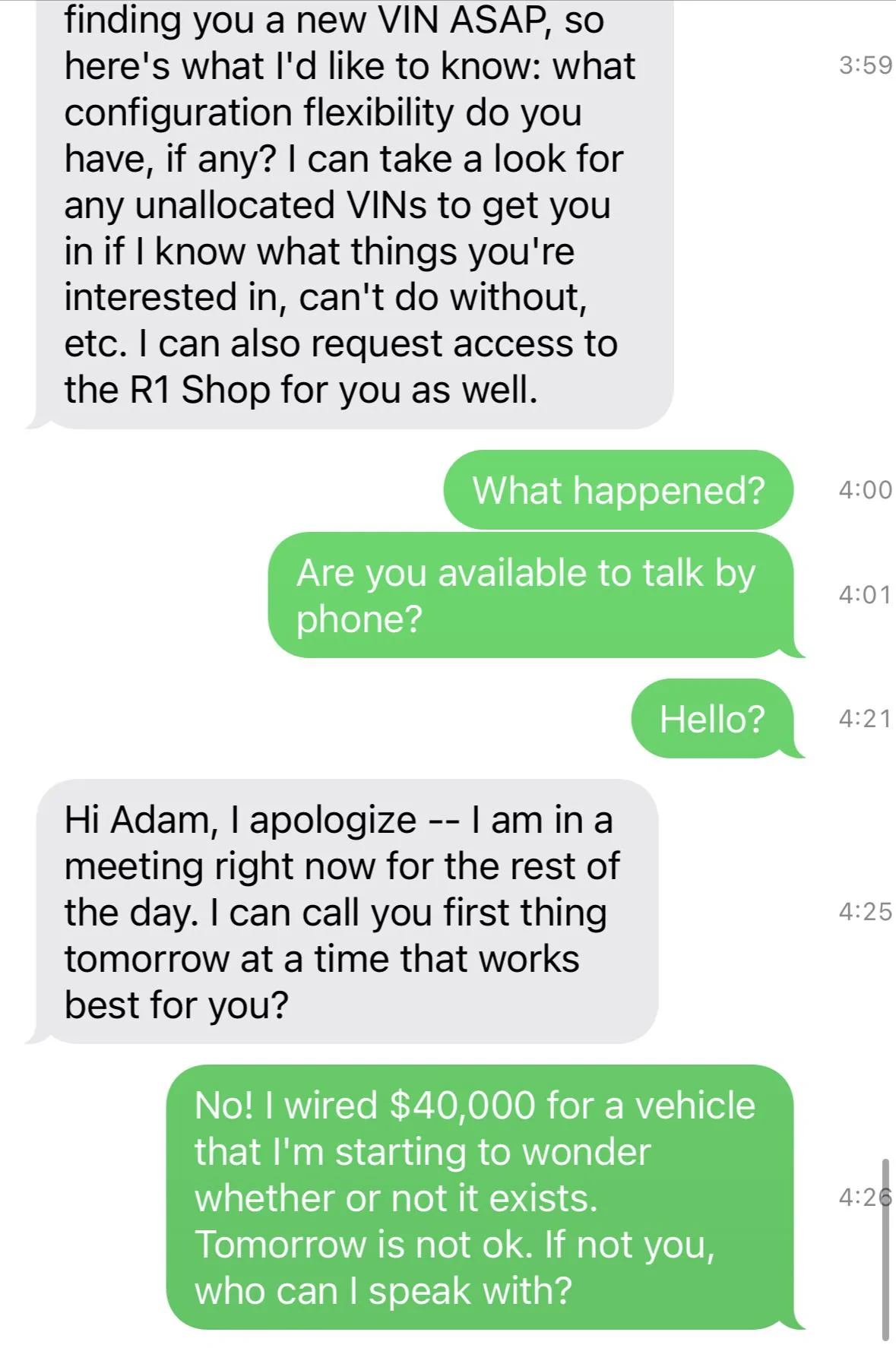 Rivian R1T R1S Delivery Nightmare IMG_3956