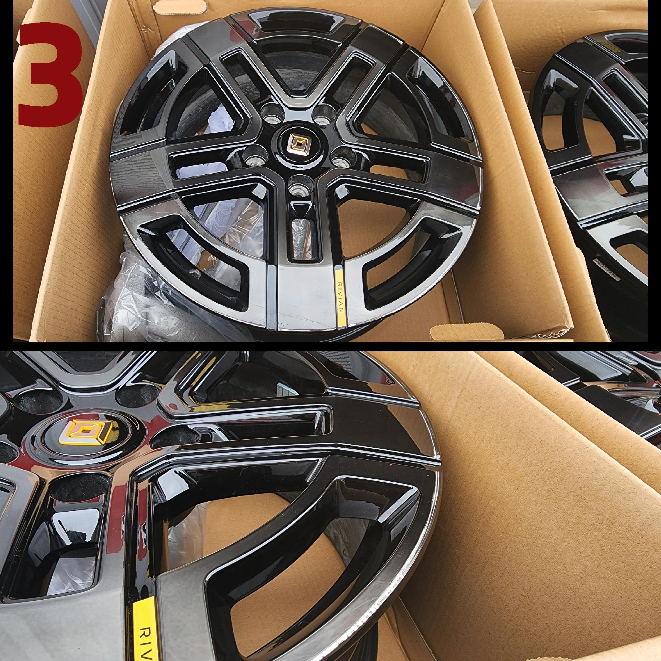 Rivian R1T R1S FS- 20" Dark Wheels (discounted/scratched) x2 Dark3