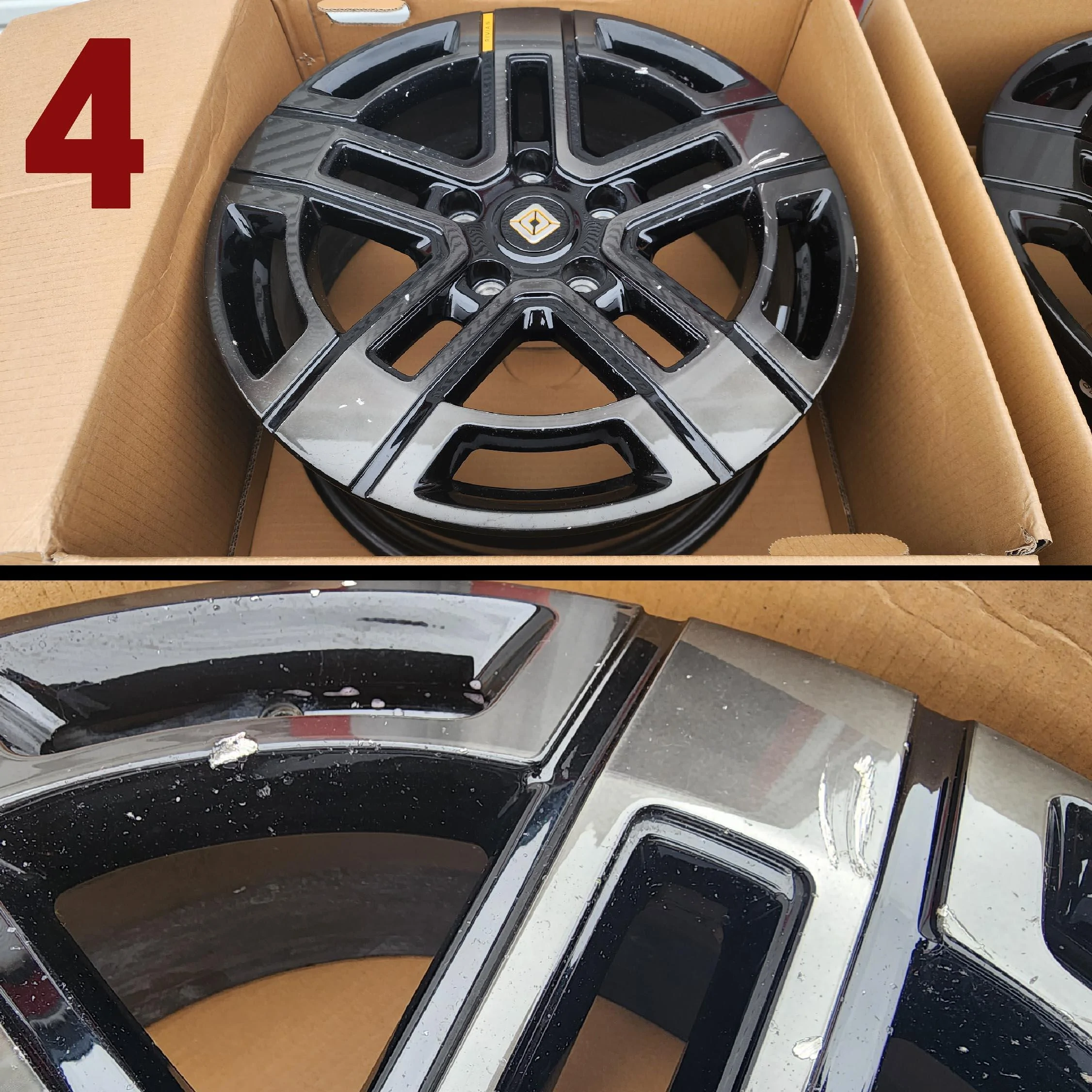 Rivian R1T R1S FS- 20" Dark Wheels (discounted/scratched) x2 Dark4