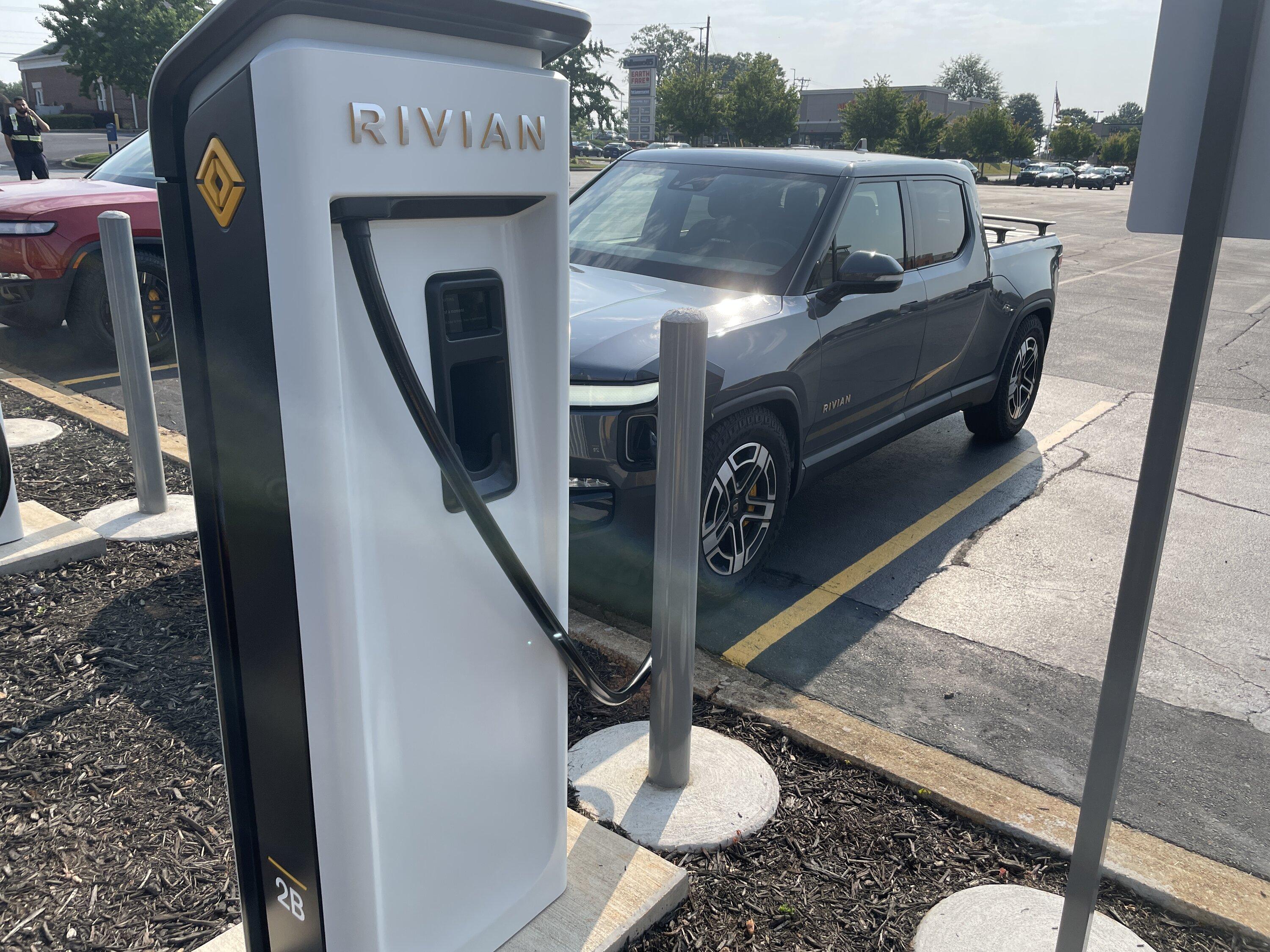 Rivian R1T R1S RAN Rivian Charging Stations Locations Map via Google Maps IMG_2138