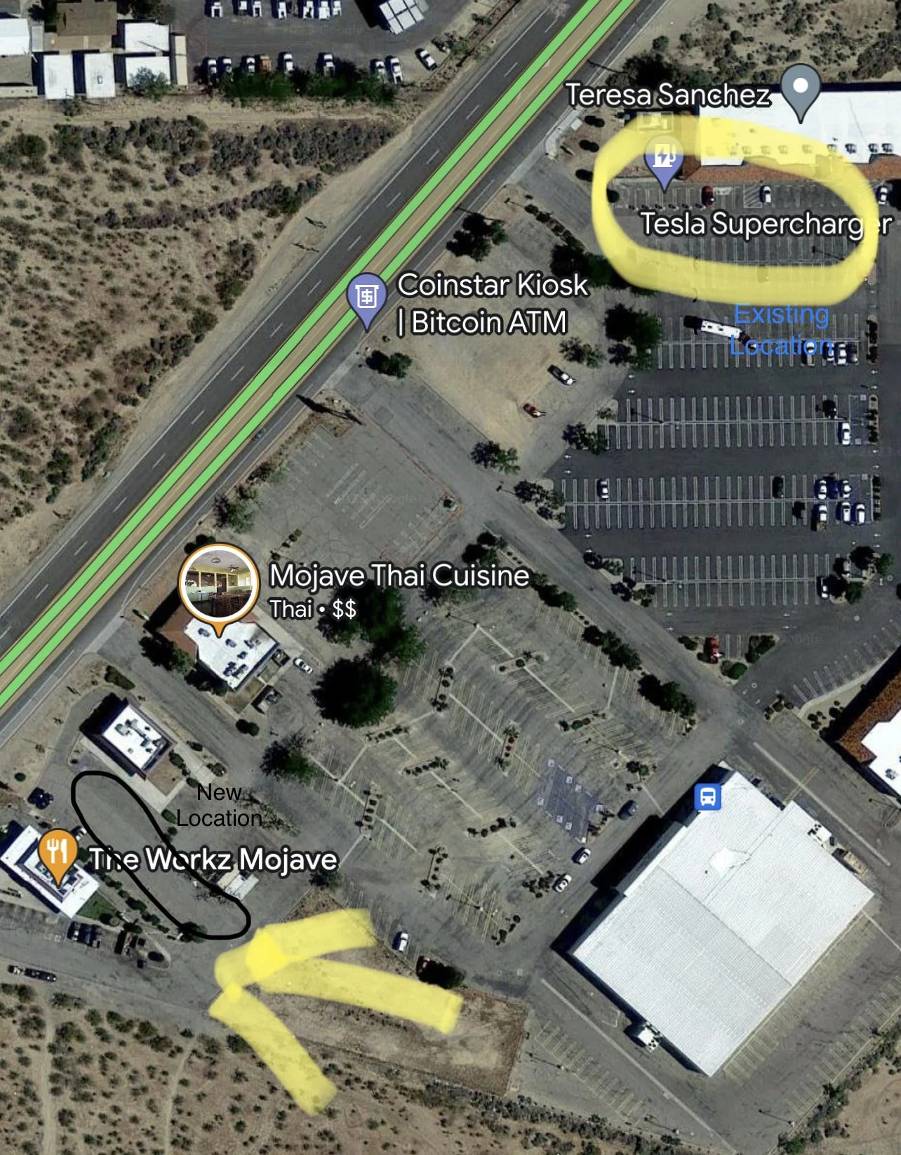 Rivian R1T R1S Tesla charger locations with magic dock IMG_3656