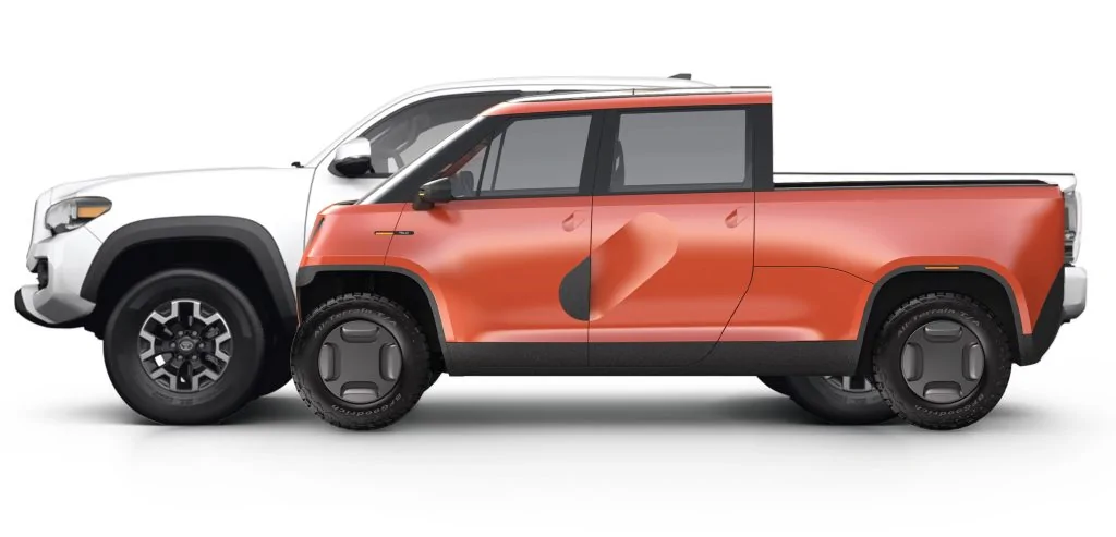 Rivian R1T R1S Telo EV Pickup Truck first look: 5 seats, 5 foot bed, 350 miles range, 0-60 in 4 seconds, size of Mini Cooper ? Screenshot-2023-06-12-at-12.42.56-PM