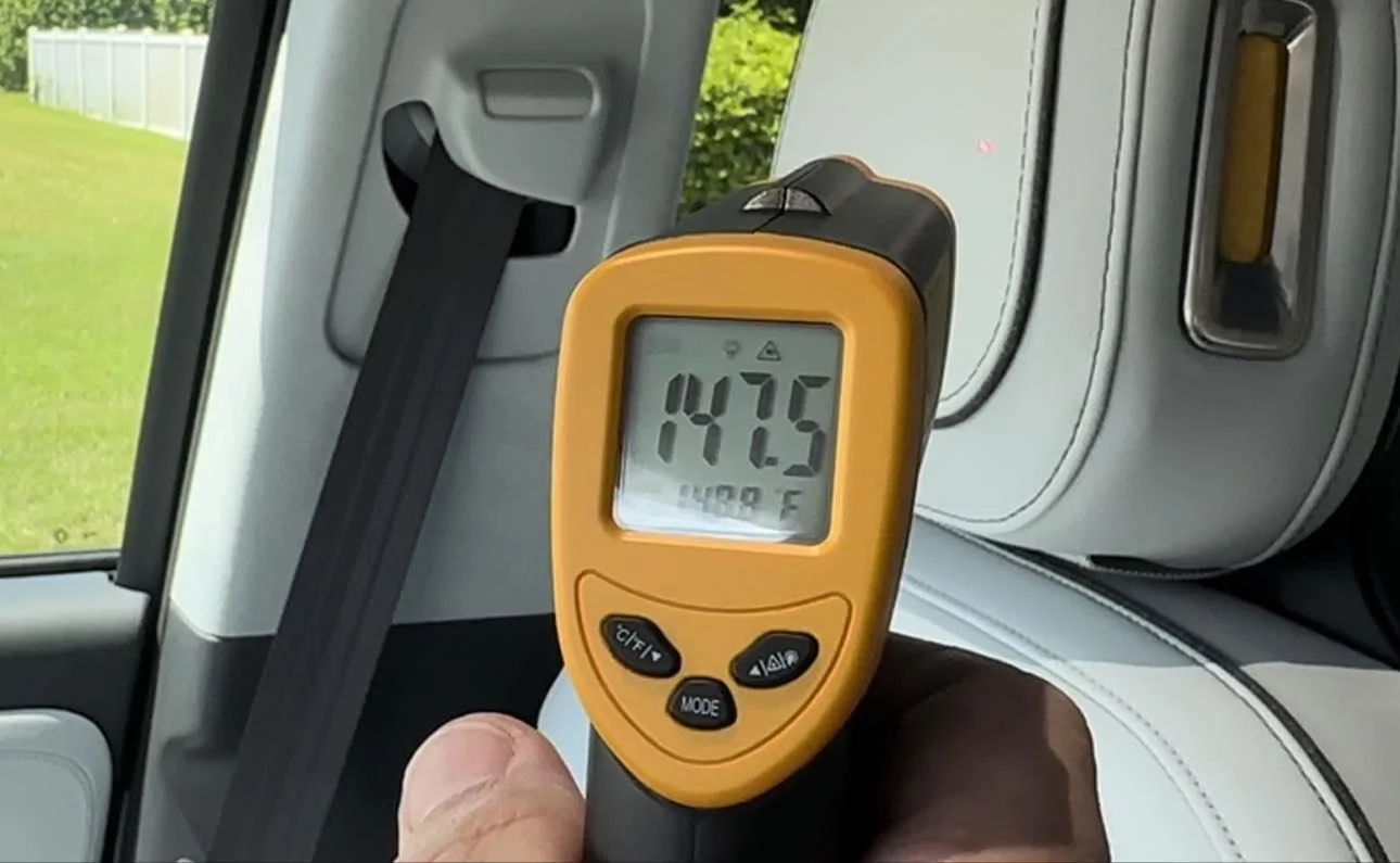 Rivian R1T R1S Xpel XR+ Ceramic Window Film Tint -- My Rivian R1S Cabin Temperature Readings 353856324_793889822374389_3365233536046742213_n