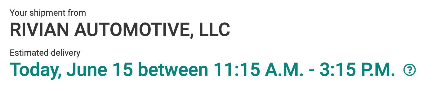 Rivian R1T R1S Manual tonneau cover for R1T has arrived! Screenshot 2023-06-15 at 12.20.54 PM