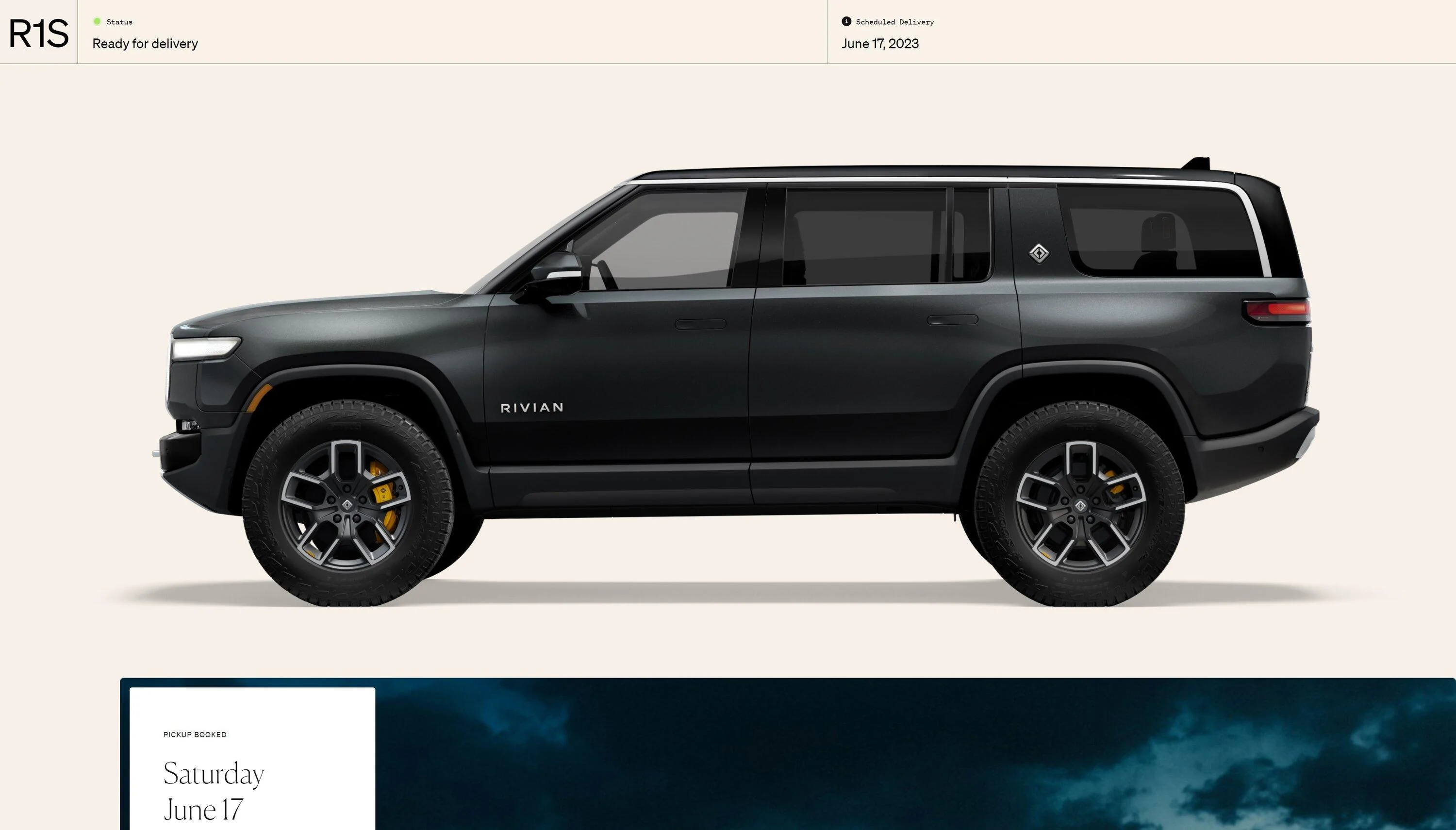 Rivian R1T R1S R1S Shop access live with lots of inventory! Pickup Booked