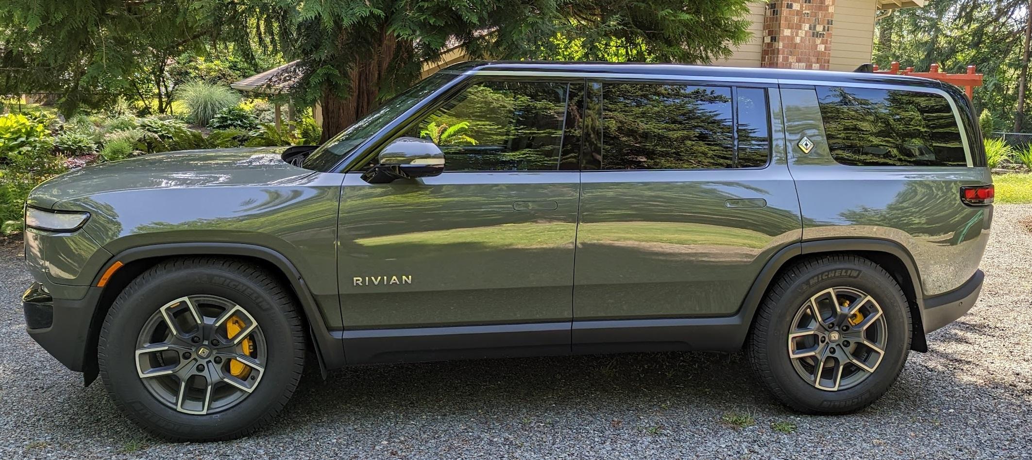 Rivian R1T R1S Michelin Defender tires installed on 20" wheels Defenders 2