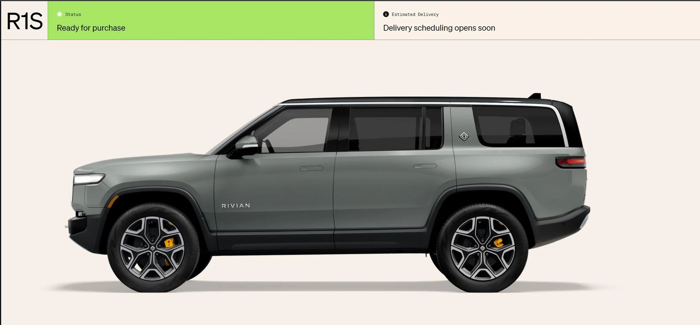 Rivian R1T R1S R1S Shop access live with lots of inventory! Captur