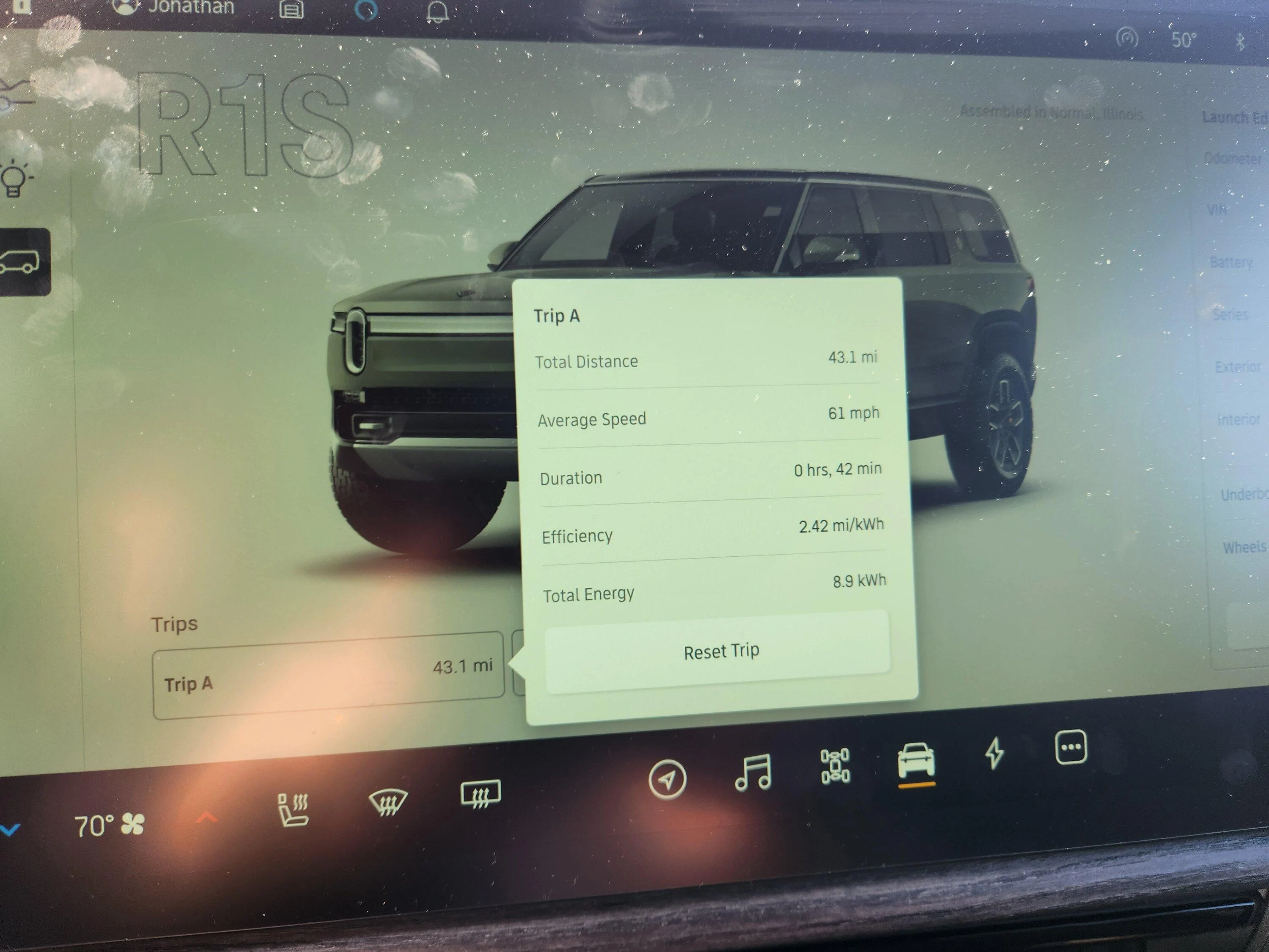Rivian R1T R1S Lightning Owner with R1S on order 20230124_122138